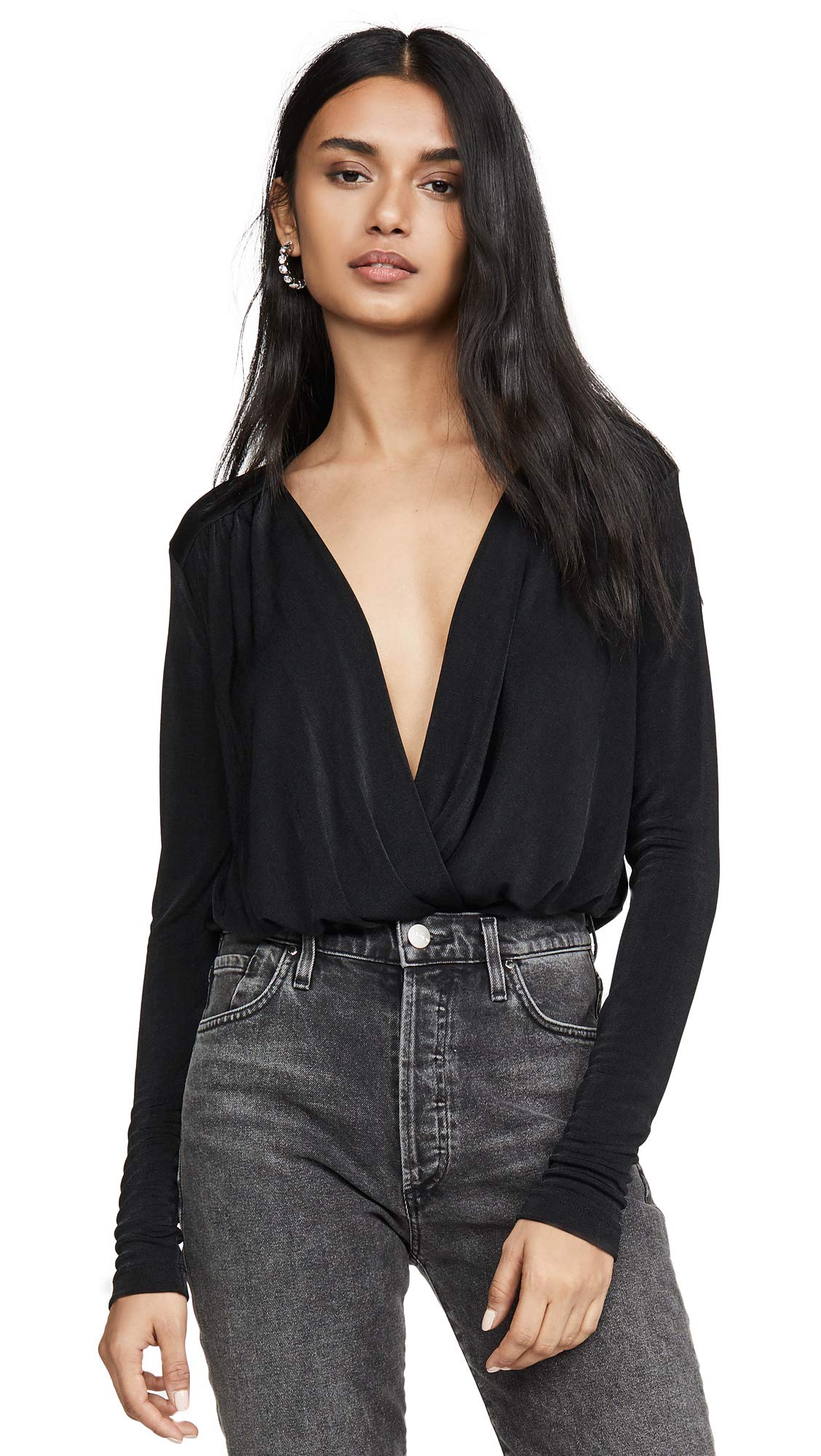 Free People Women's Turnt Thong Bodysuit - Sexy Lace Bodysuit for Women, Comfortable Stretchy Fit - Perfect for Date Night, Layering or Casual Outfits