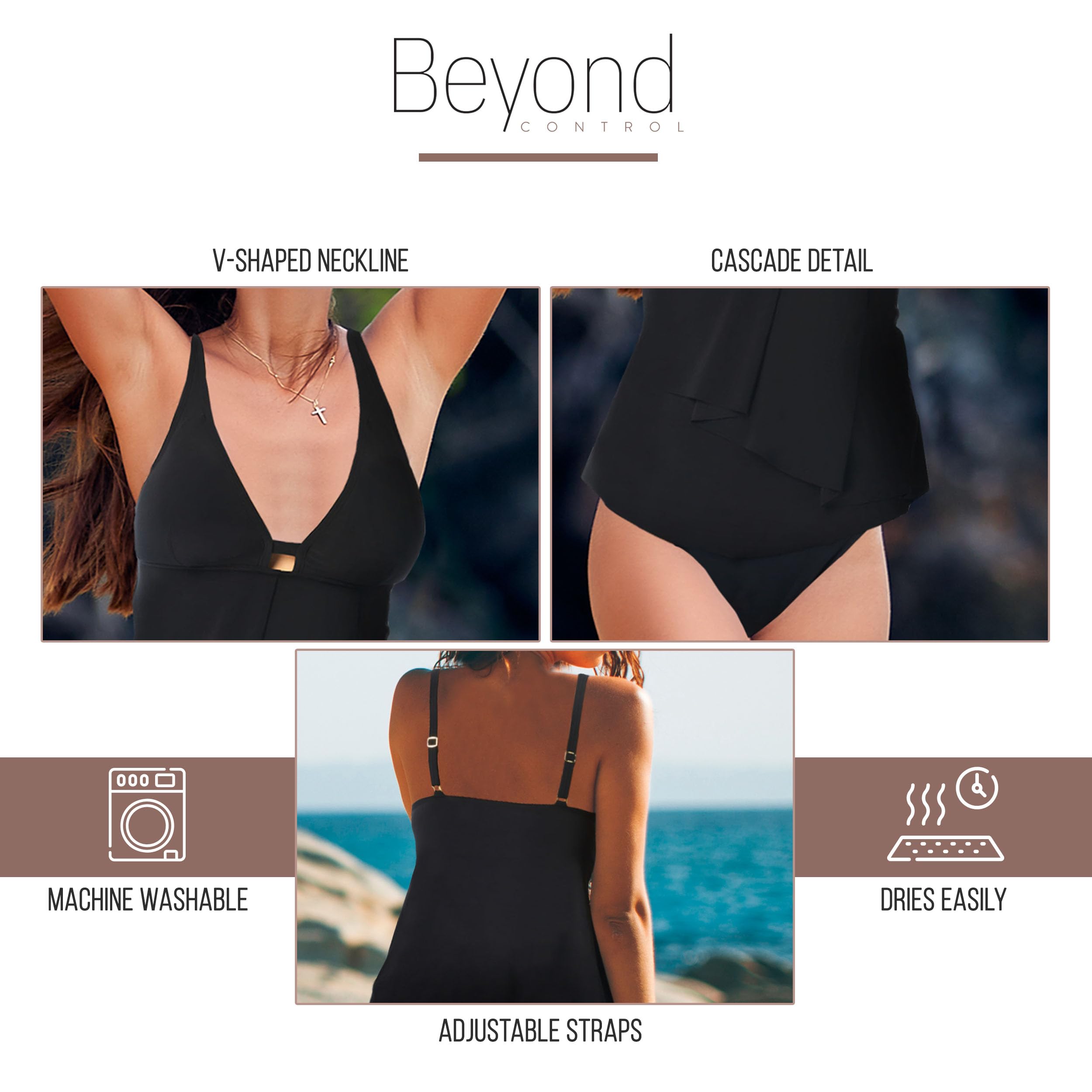 Women's Tankini Swimsuit Top - UPF 50+ Swimwear for Beach, Pool & Vacation | Comfortable & Stylish Swim Top for Women | Perfect for Swimming, Sunbathing & Water Activities