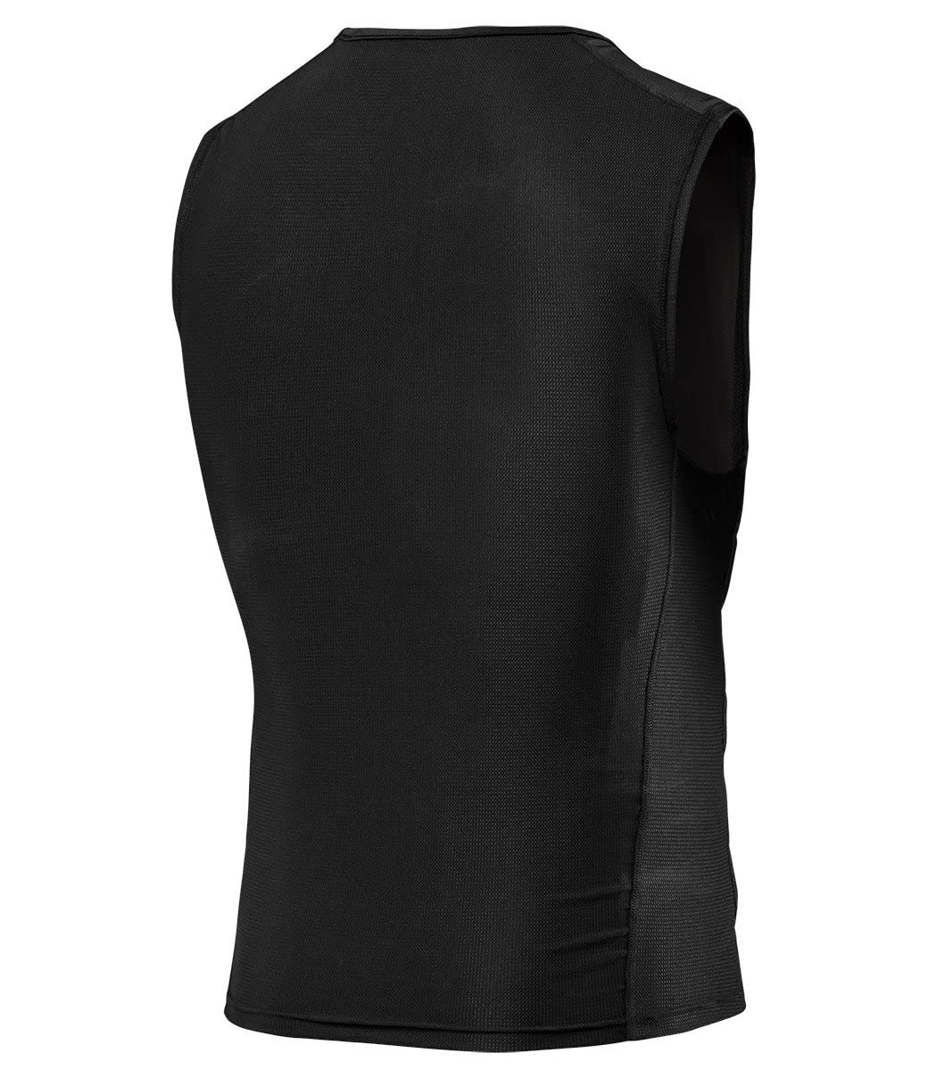Seven Men's Zero Sleeveless Roost Guard - Black, Small/Medium - Lightweight Breathable Armor for MMA, Boxing & Martial Arts Training