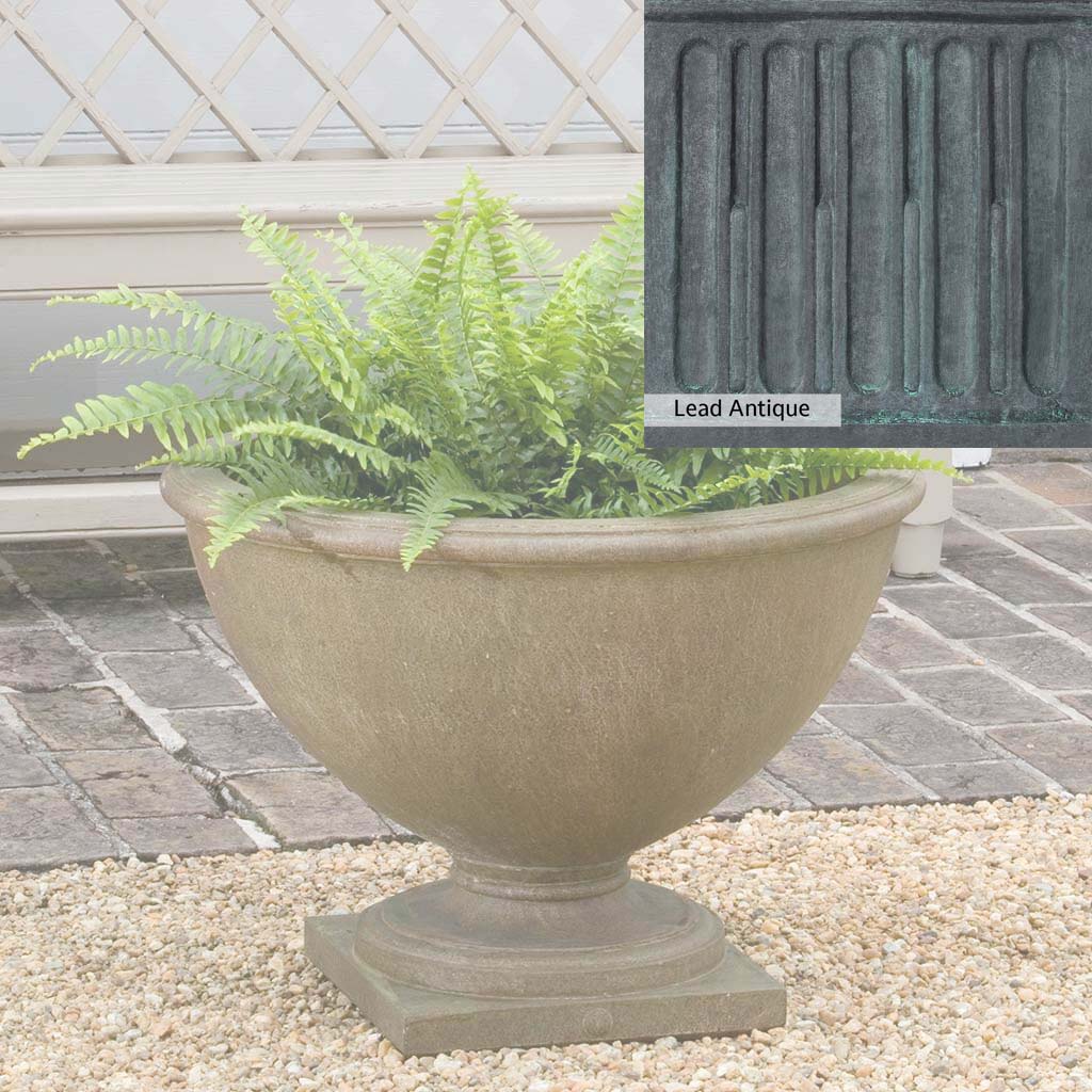 Campania International Williamsburg Basset Hall Urn - Classic Outdoor Garden Planter for Flowers, Plants & Décor | Perfect for Patio, Porch & Landscaping