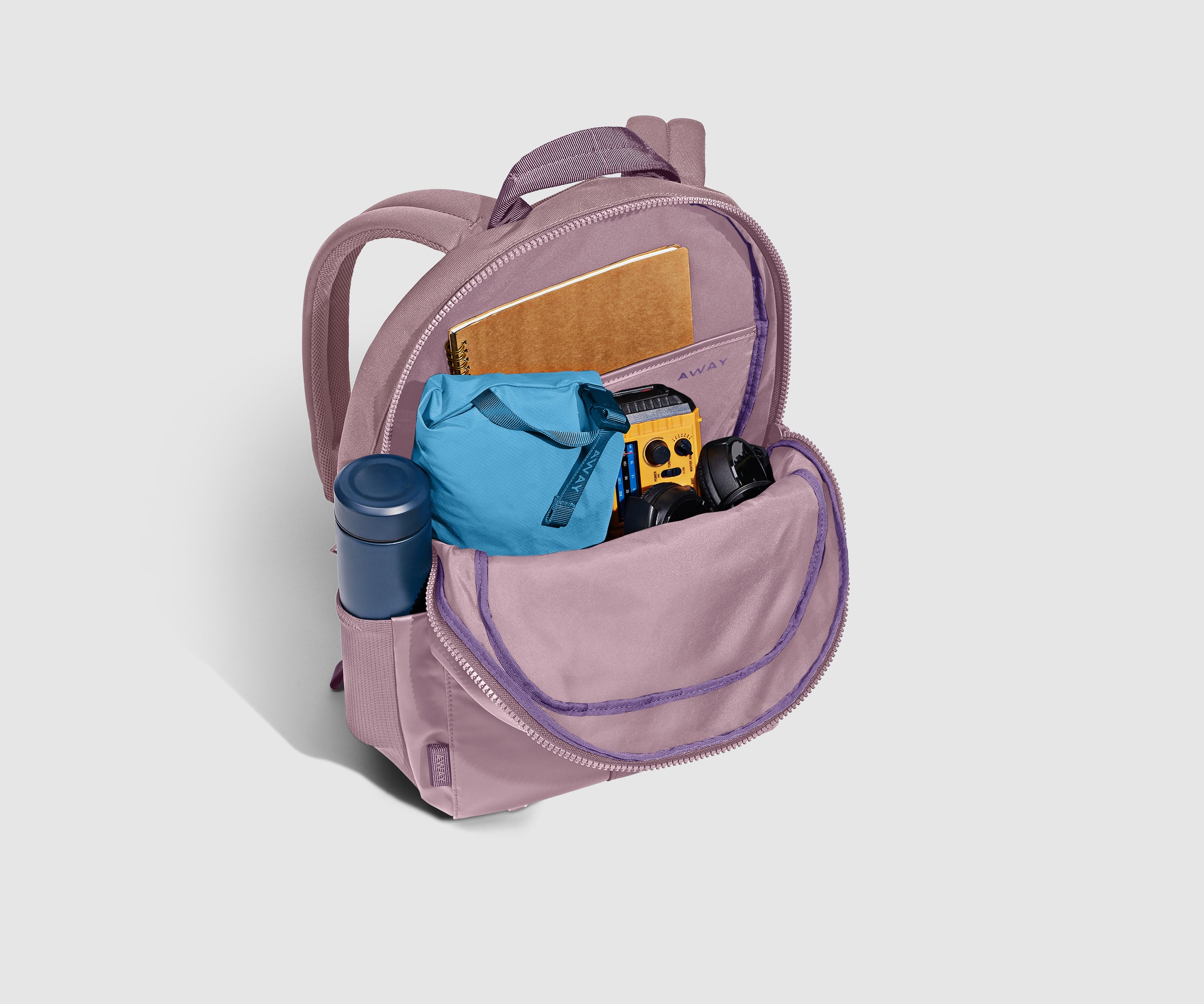 Active Backpack 26L in Meadow Mauve - Lightweight Hiking Daypack for Women & Men - Water Resistant Laptop Backpack for Travel, Gym, Work & School