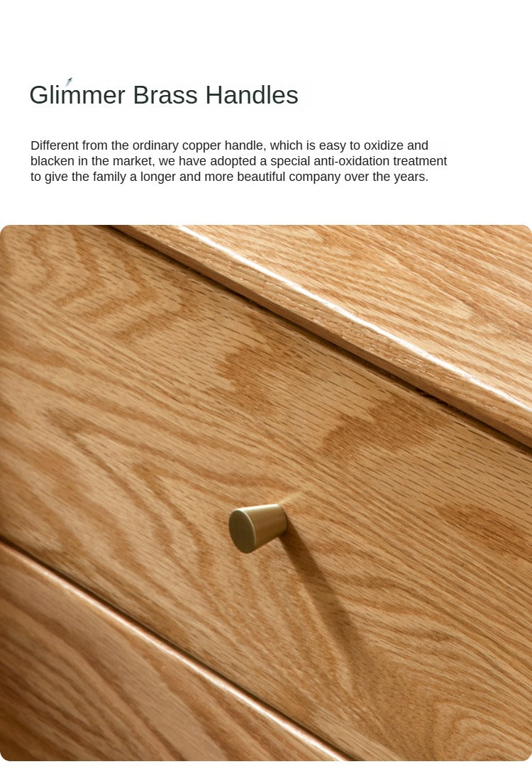 Solid Wood Nightstand - Beech or Oak Bedside Table for Bedroom, Modern & Rustic Home Decor, Durable and Stylish Storage Solution