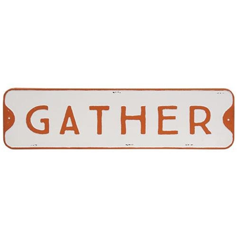 Vintage White Metal Sign - Rustic Farmhouse Decor for Kitchen, Bar, or Man Cave - Perfect for Home, Office & Outdoor Use