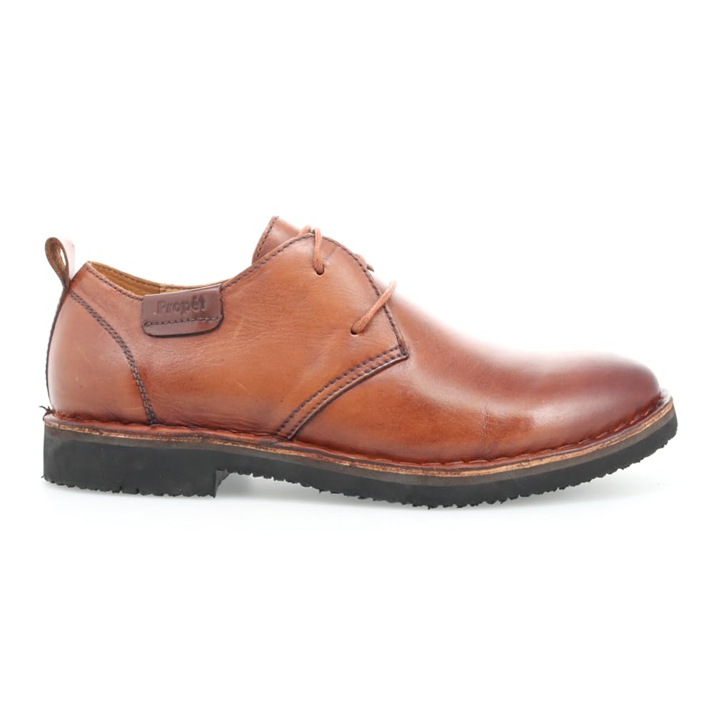 Propet Men's Finn Plain Toe Walking Shoes - Comfortable & Supportive Casual Shoes for Walking, Travel & Everyday Wear