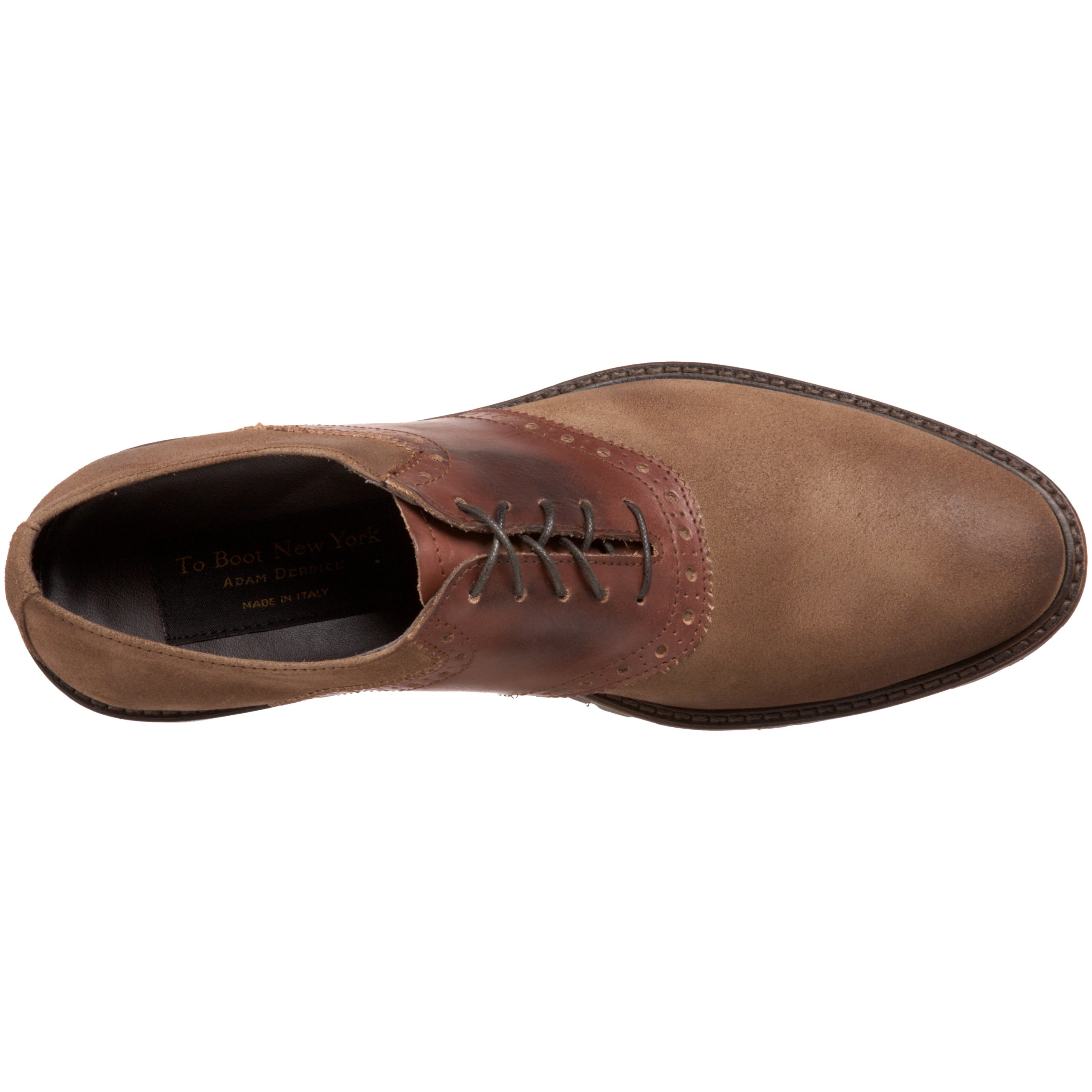 To Boot New York Men's Mayfield Saddle Oxford Dress Shoes - Classic Leather Formal & Business Casual Footwear for Office, Weddings & Special Occasions