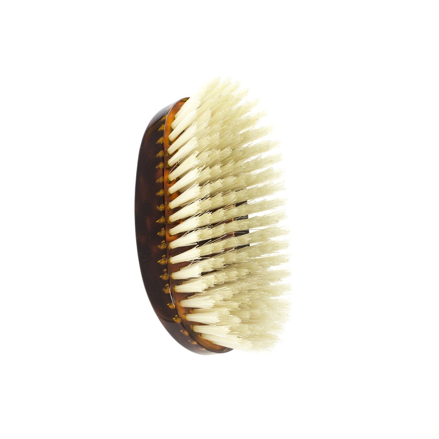Natural Bristle Military Brush K299 - Small Jaspe Wood Handle for Boots, Shoes & Uniform Cleaning - Perfect for Army, Police & Outdoor Enthusiasts