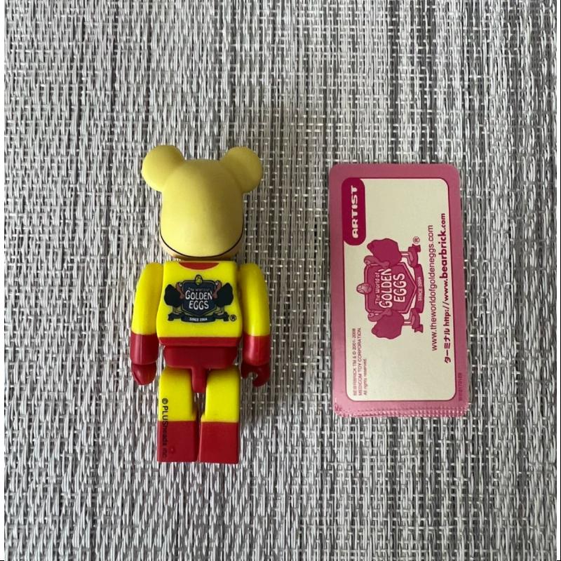 Bearbrick Series 17 ARTIST The World of GOLDEN EGGS 100% Collectible Figure - Limited Edition Japanese Vinyl Toy for Display & Art Collection, Perfect for Home Decor, Office Display, and Anime Fan Gifts