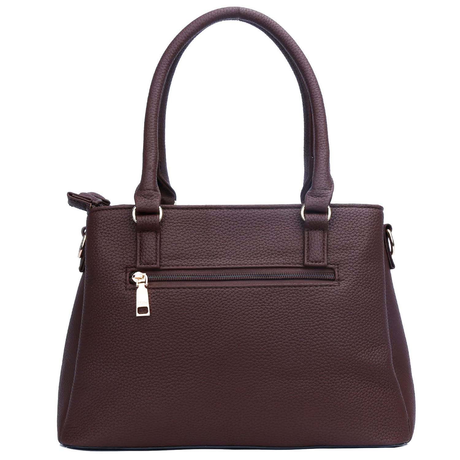 KKXIU Women's Leather Crossbody Bag with Zipper Pockets - Stylish Satchel Shoulder Purse for Work, Travel & Everyday Use