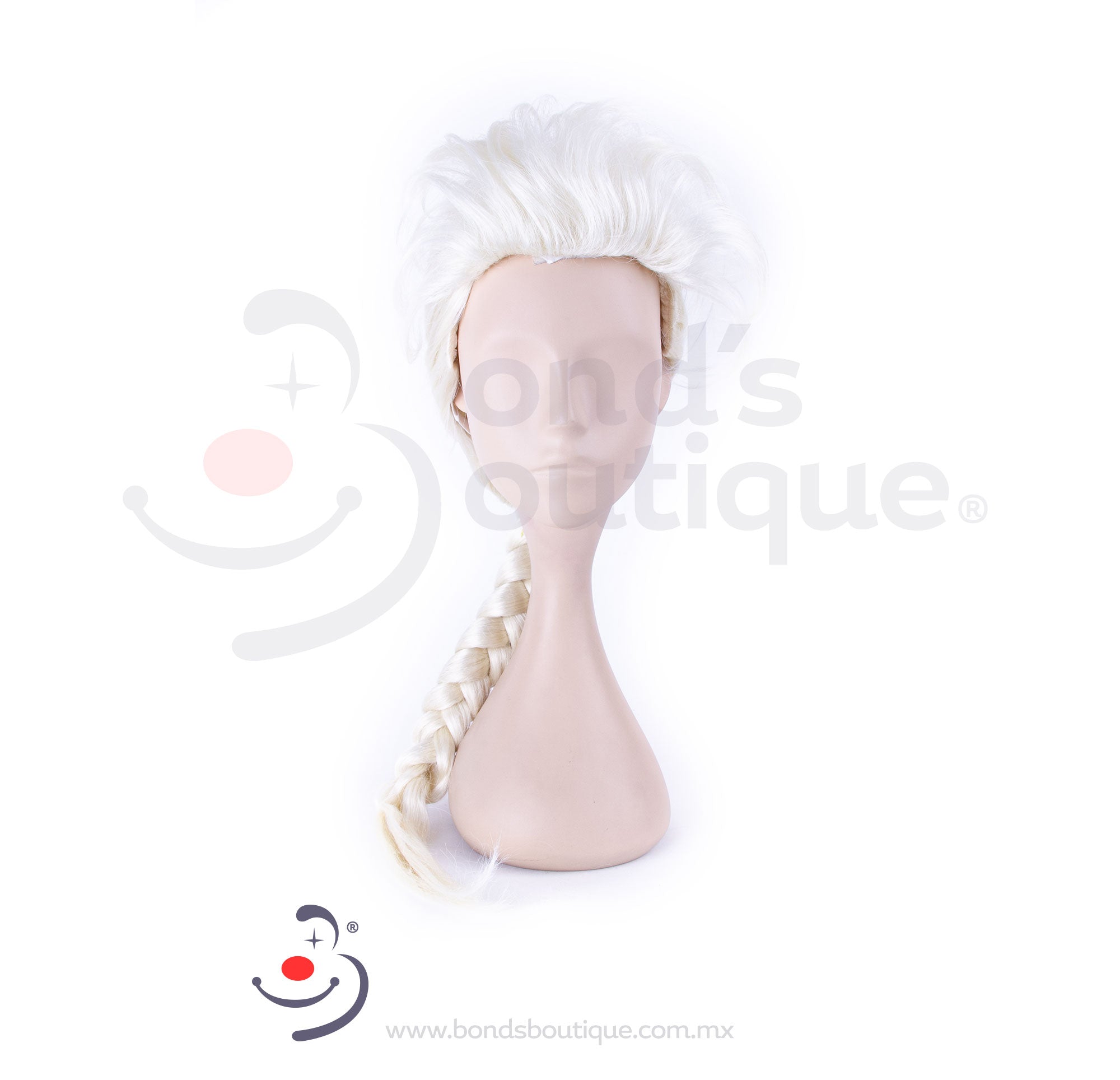 Elsa Wig for Adults - Long Blonde Cosplay Hair with Braid - Perfect for Halloween, Costume Parties, and Disney Princess Dress-Up