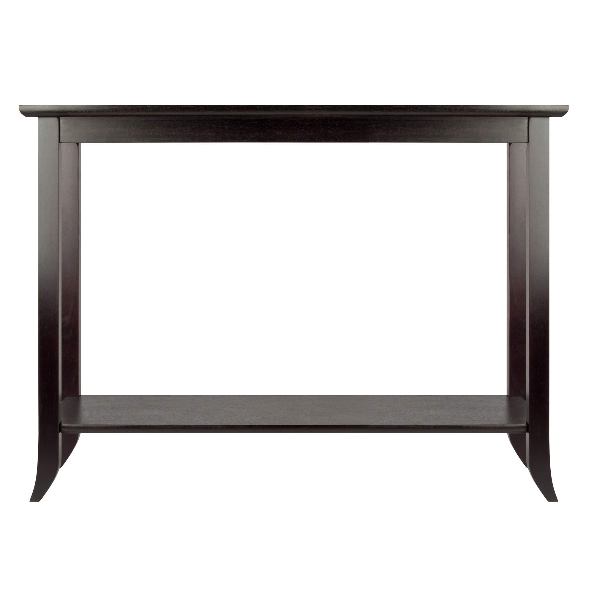 Winsome Genoa 2-Piece Occasional Table Set with Clear Tempered Glass Top - Perfect for Living Room, Bedroom or Office Decor