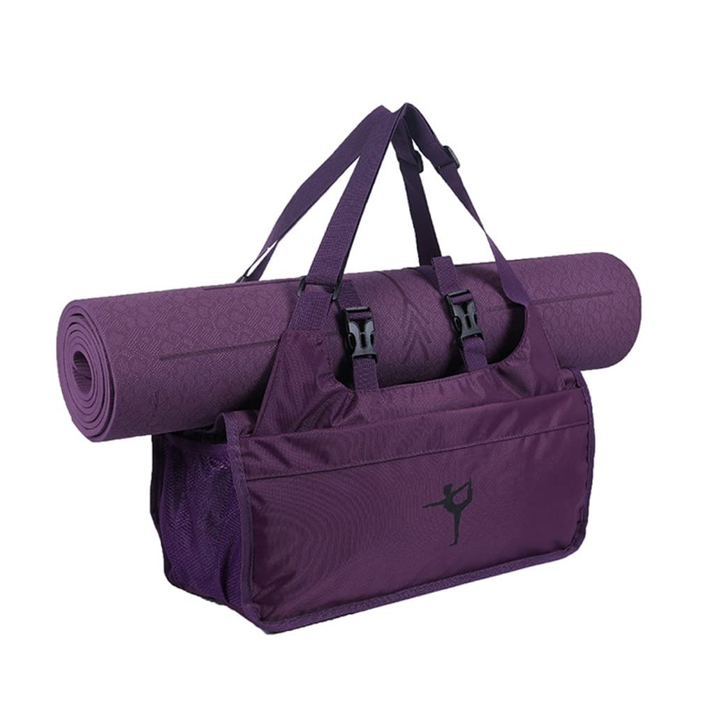 Premium Yoga Mat Bag for Women & Men - Waterproof Gym Bag for Wet/Dry Mats - 27x46x25cm (Blue) - Ideal for Yoga, Pilates, Gym & Dance Classes