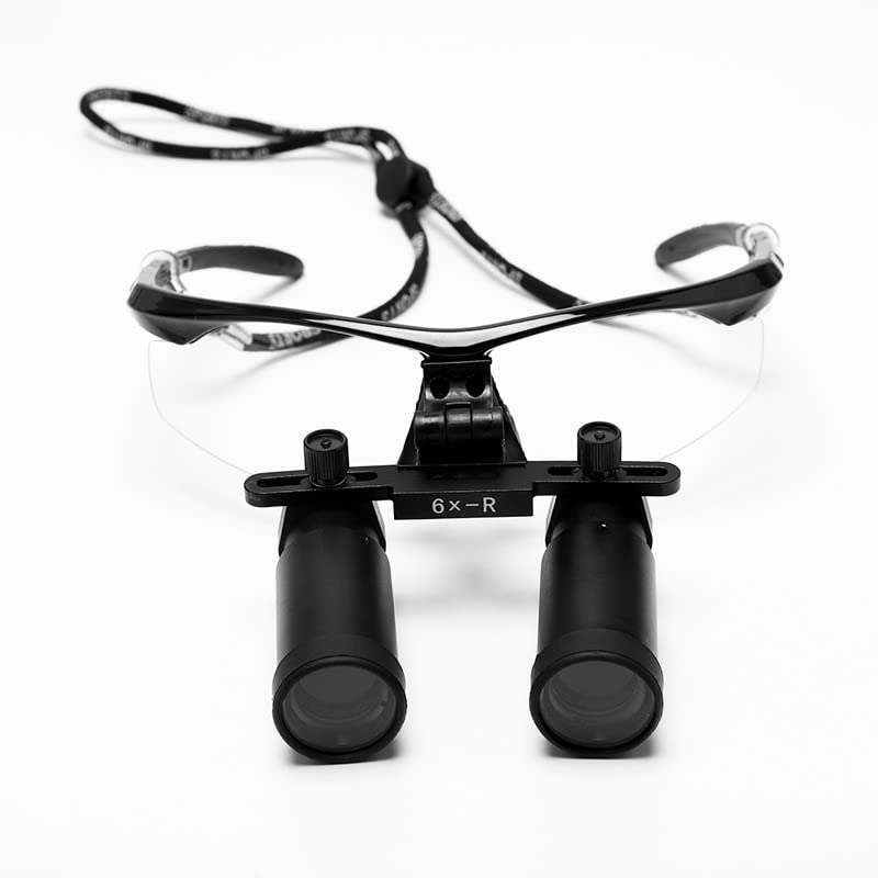 6X Binocular Magnifier Loupes for ENT & Ophthalmology - Professional Surgical Magnifying Glasses for Dentists, Jewelers & Hobbyists | Perfect for Precision Work & Detailed Inspections