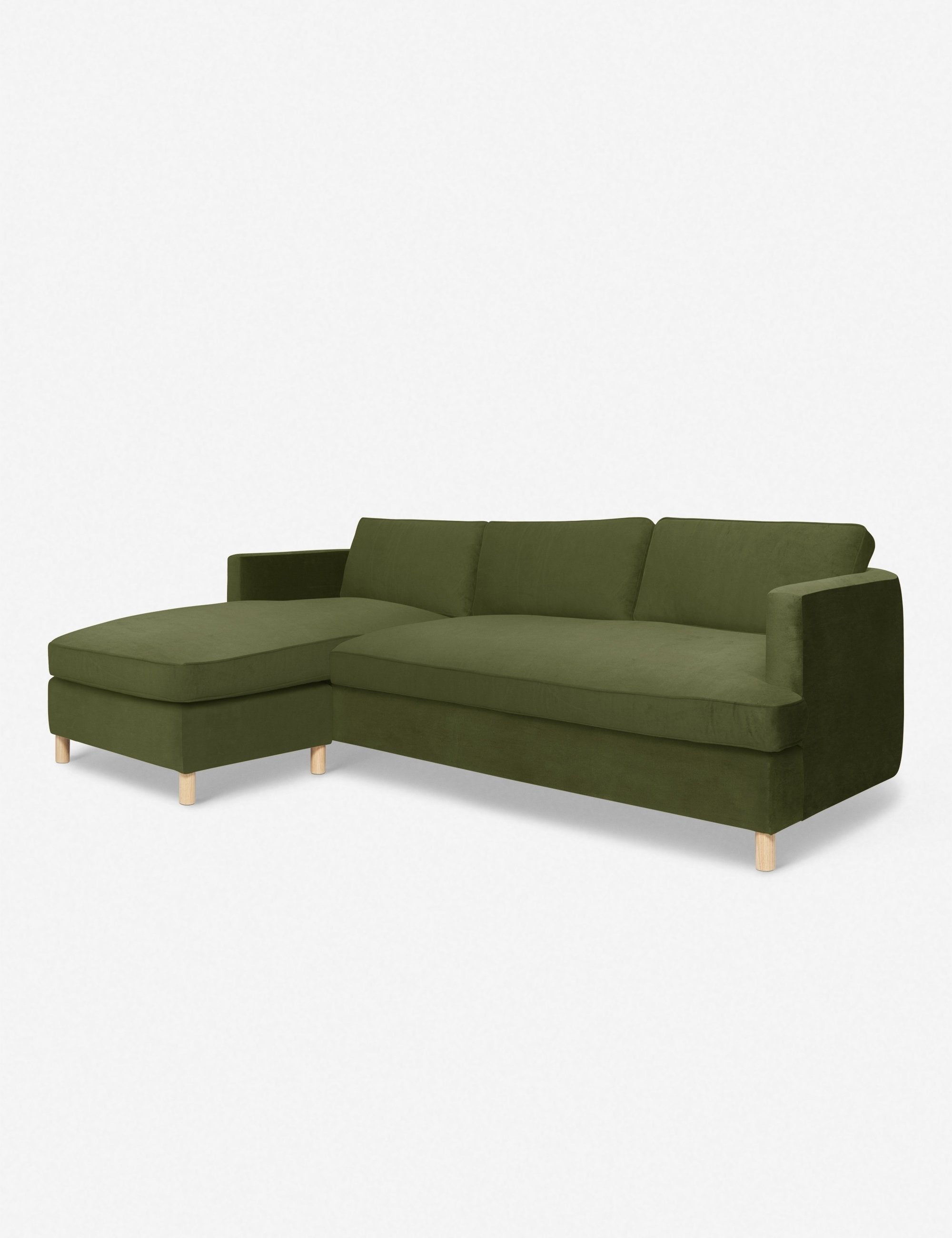 Belton Sectional Sofa by Ginny Macdonald - Modern L-Shaped Couch for Living Room, Family Room & Lounge | Comfortable Fabric Upholstery