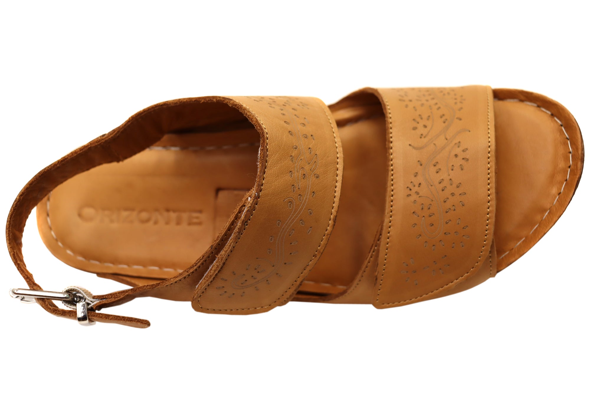 Orizonte Myorka Women's Comfortable Leather Sandals - European Style Summer Walking Shoes for Beach, Vacation & Casual Outings
