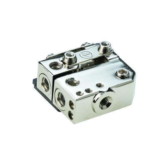 EFX by Scosche DUBCS Delta Ultimate Battery Clamp Fused with Side Post - Heavy Duty Car Battery Terminal for Trucks, SUVs & Marine Vehicles - Secure Power Connection for Audio Systems & Off-Road Adventures