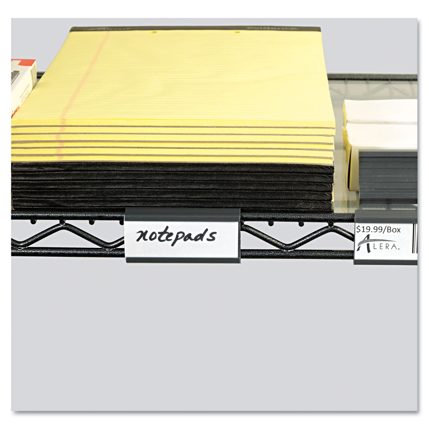 Alera® Wire Shelving Shelf Tag - Side Load, 3