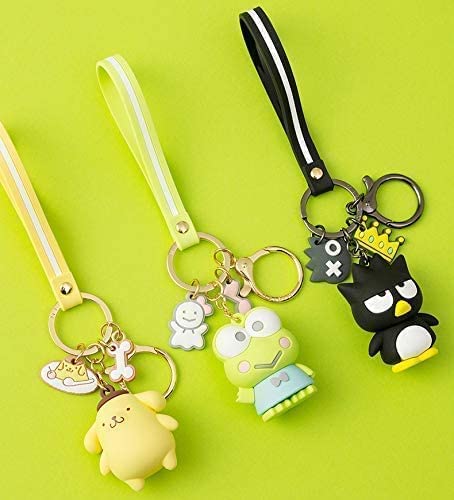 Mtoye Cute Kawaii Anime Keychain - Adorable Japanese Character Keyring for Backpacks, Bags & Gifts | Perfect for Cosplay, School & Everyday Use