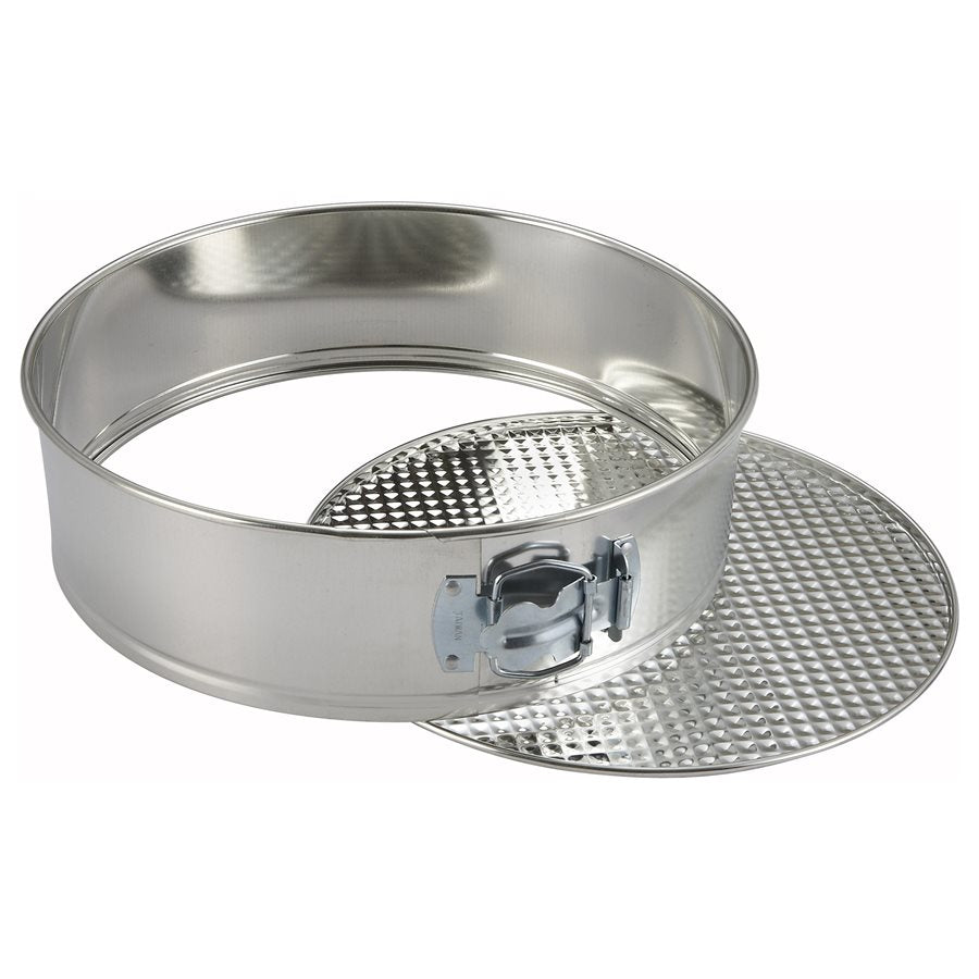 Winco 9.5 Inch Springform Cake Pan with 3 Inch Depth - Professional Non-Stick Baking Pan for Cheesecake, Tarts & Desserts | Perfect for Home Bakers & Commercial Kitchens