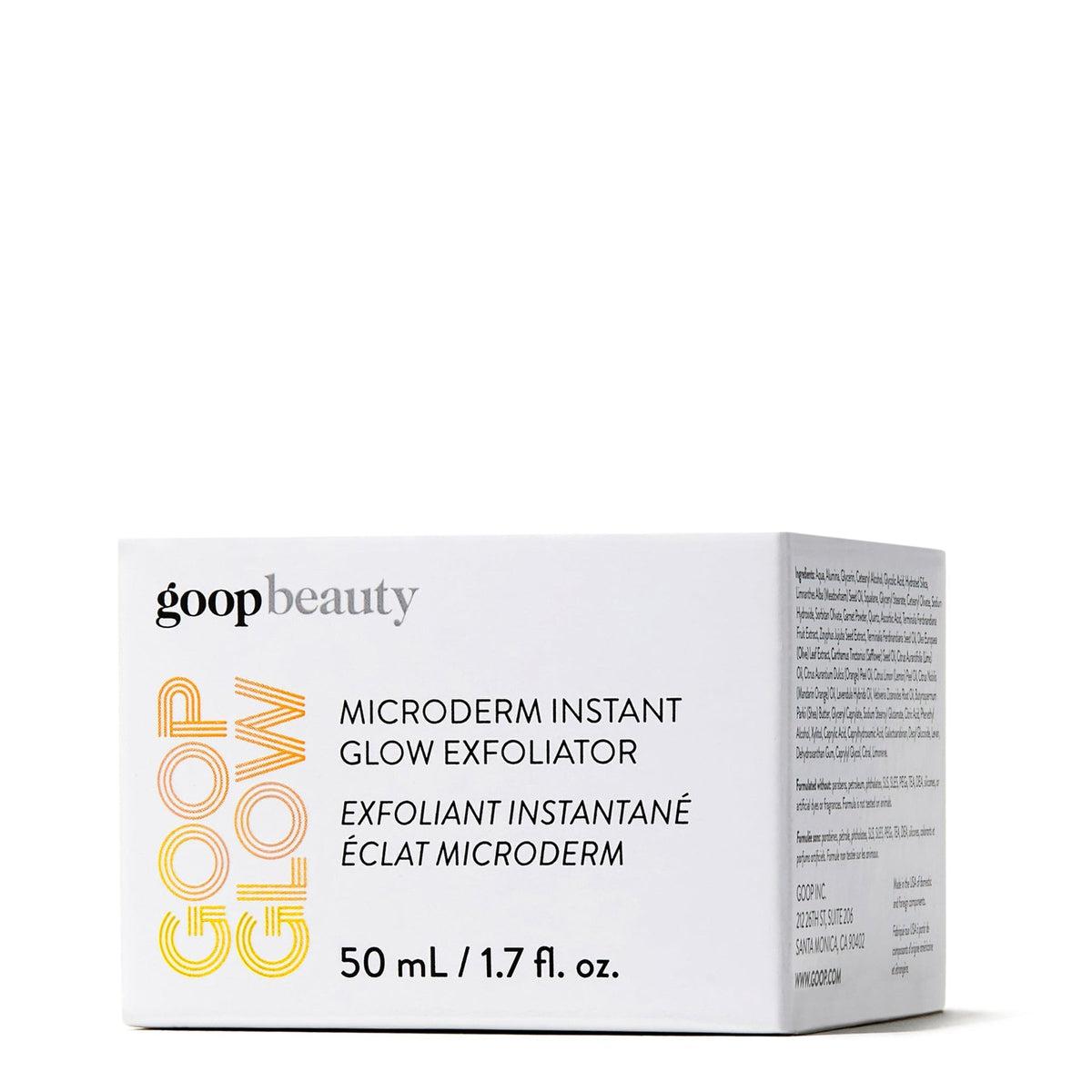 GOOPGLOW Microderm Instant Glow Exfoliator - Gentle Face Scrub for Brightening & Smoothing Skin | Perfect for Daily Skincare Routine & Pre-Makeup Prep