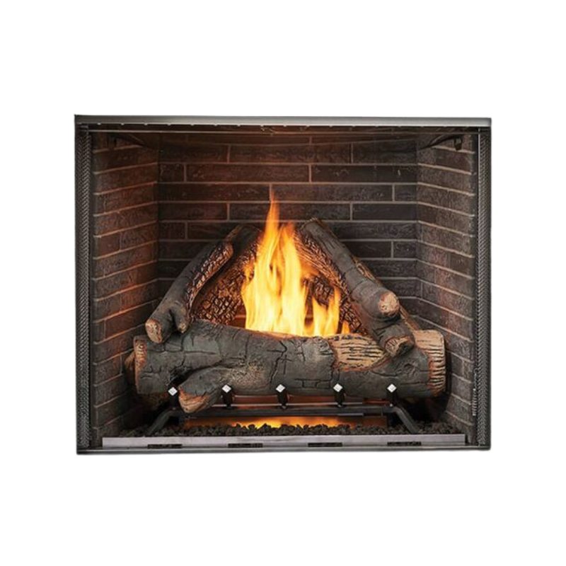 Majestic Courtyard 36 Inch Outdoor Vent-Free Gas Fireplace - Perfect for Patio, Deck, Backyard & Garden Heating