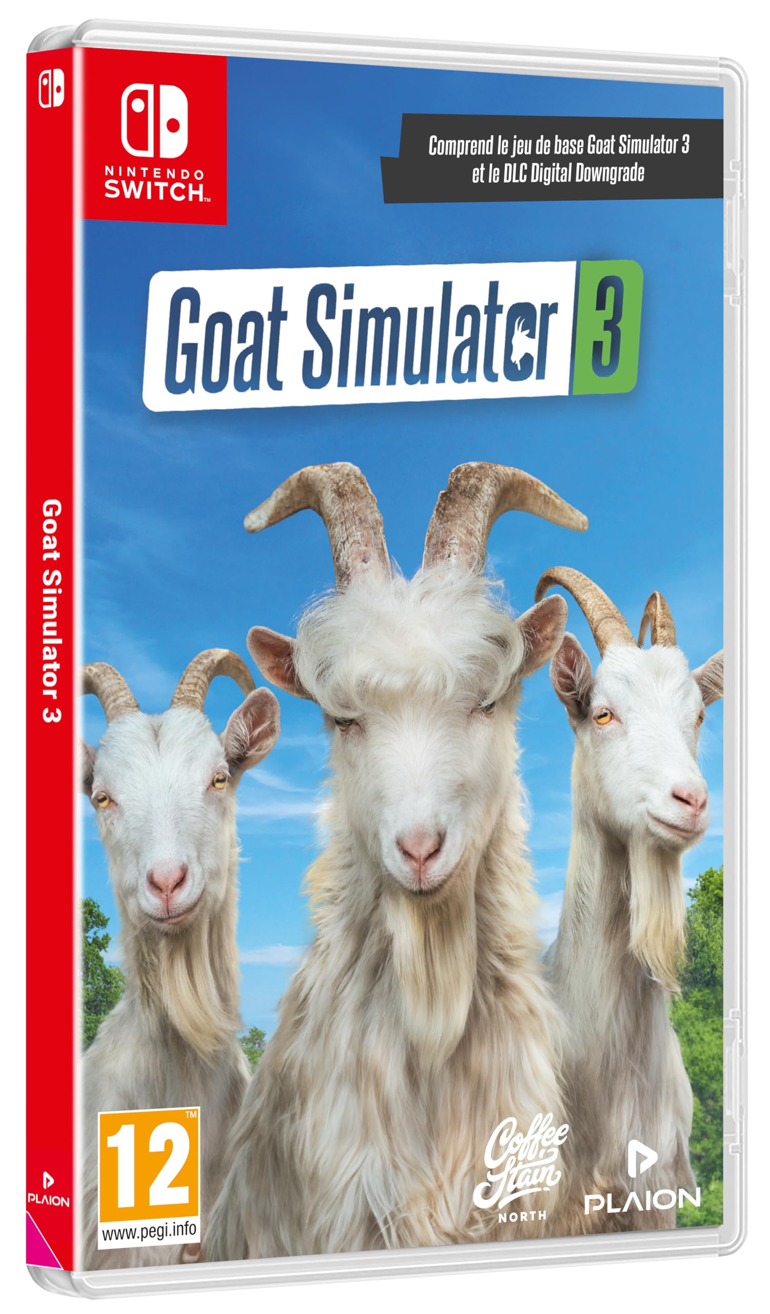 Goat Simulator 3 - Nintendo Switch Game (Complete in Box) - Fun Open-World Goat Adventure for Family & Party Gaming