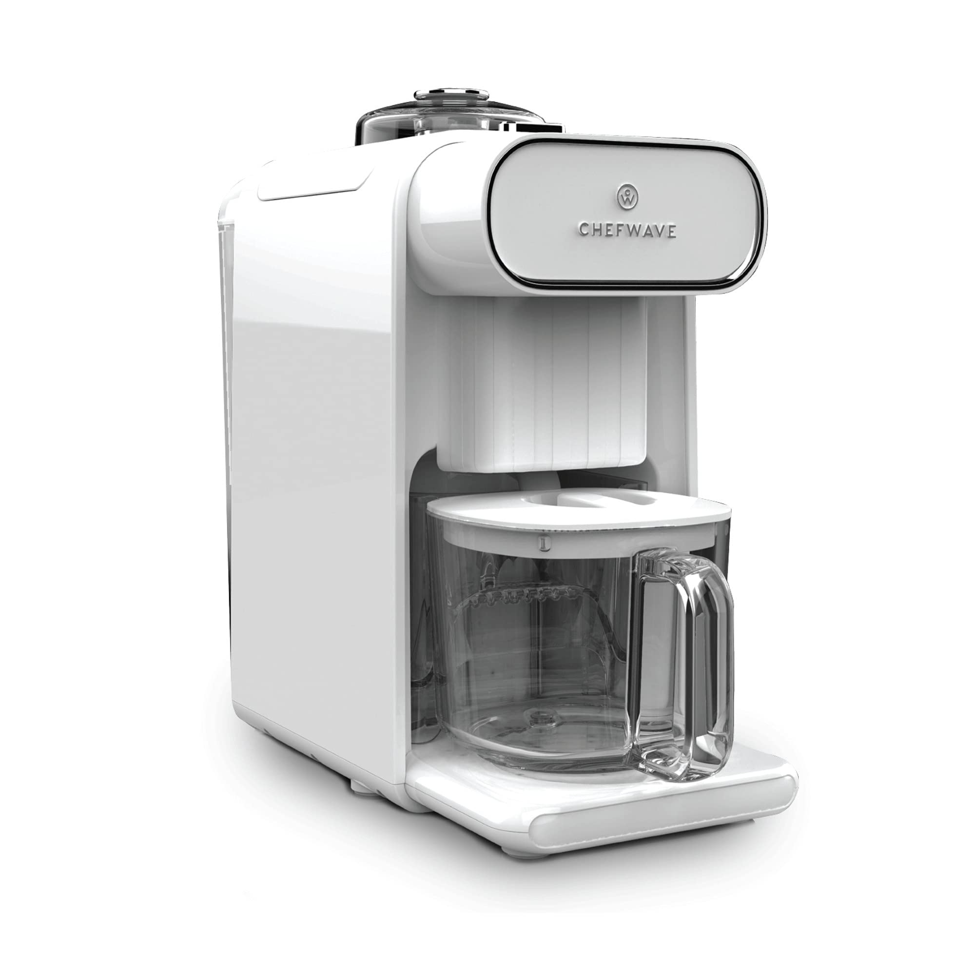ChefWave Vegan Milk Maker Machine - 6 Plant-Based Auto Programs, No Soaking, Auto-Clean, Delay Start | Includes Recipe Book & Handheld Milk Frother | Perfect for Almond, Soy, Oat Milk at Home | Dairy-Free, Vegan Kitchen Appliance