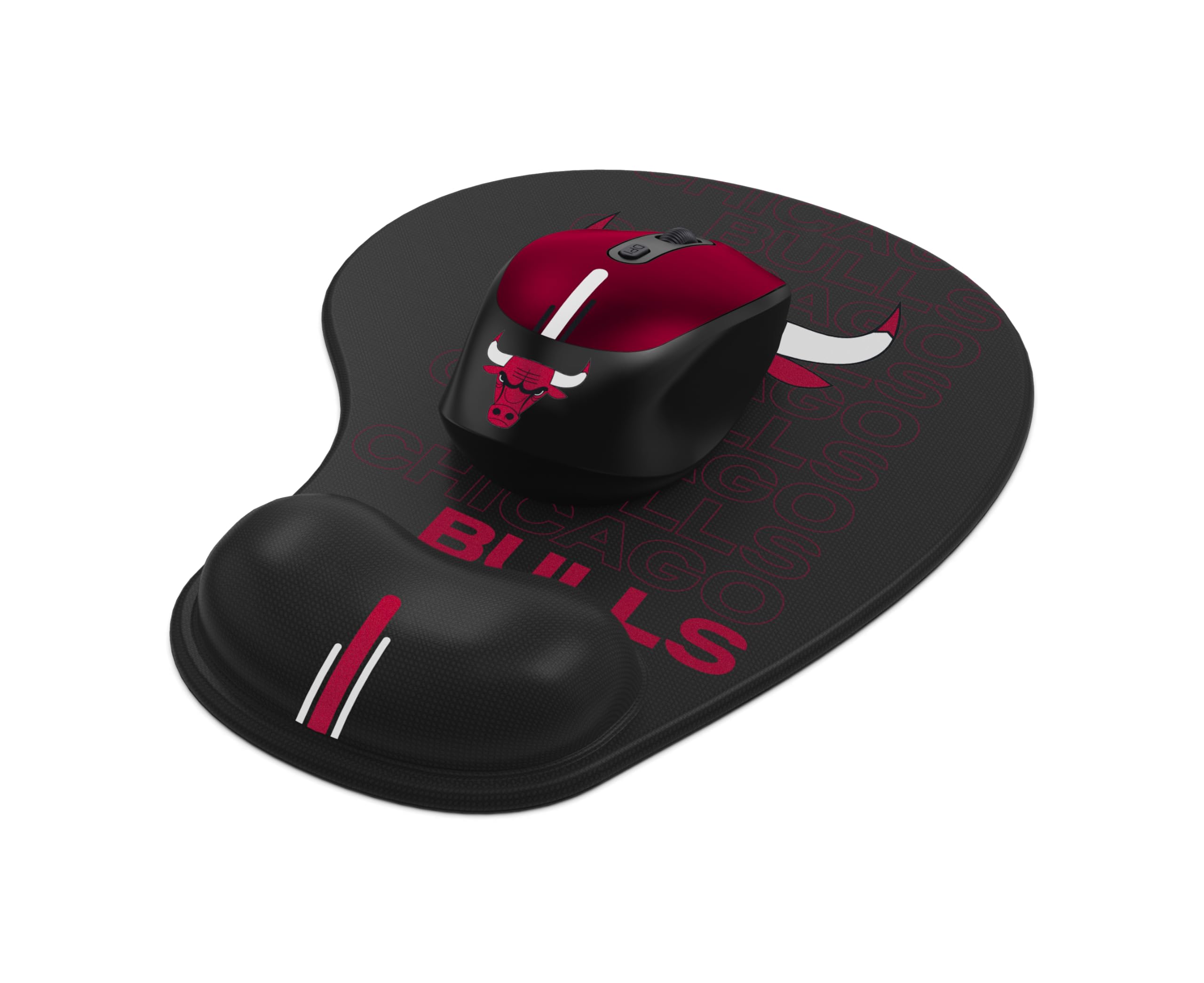 SOAR NBA Wireless Mouse with RGB Lighting & Gaming Mouse Pad - Ergonomic Design for PC, Laptop, Mac - Perfect for Basketball Fans, Gamers & Office Work