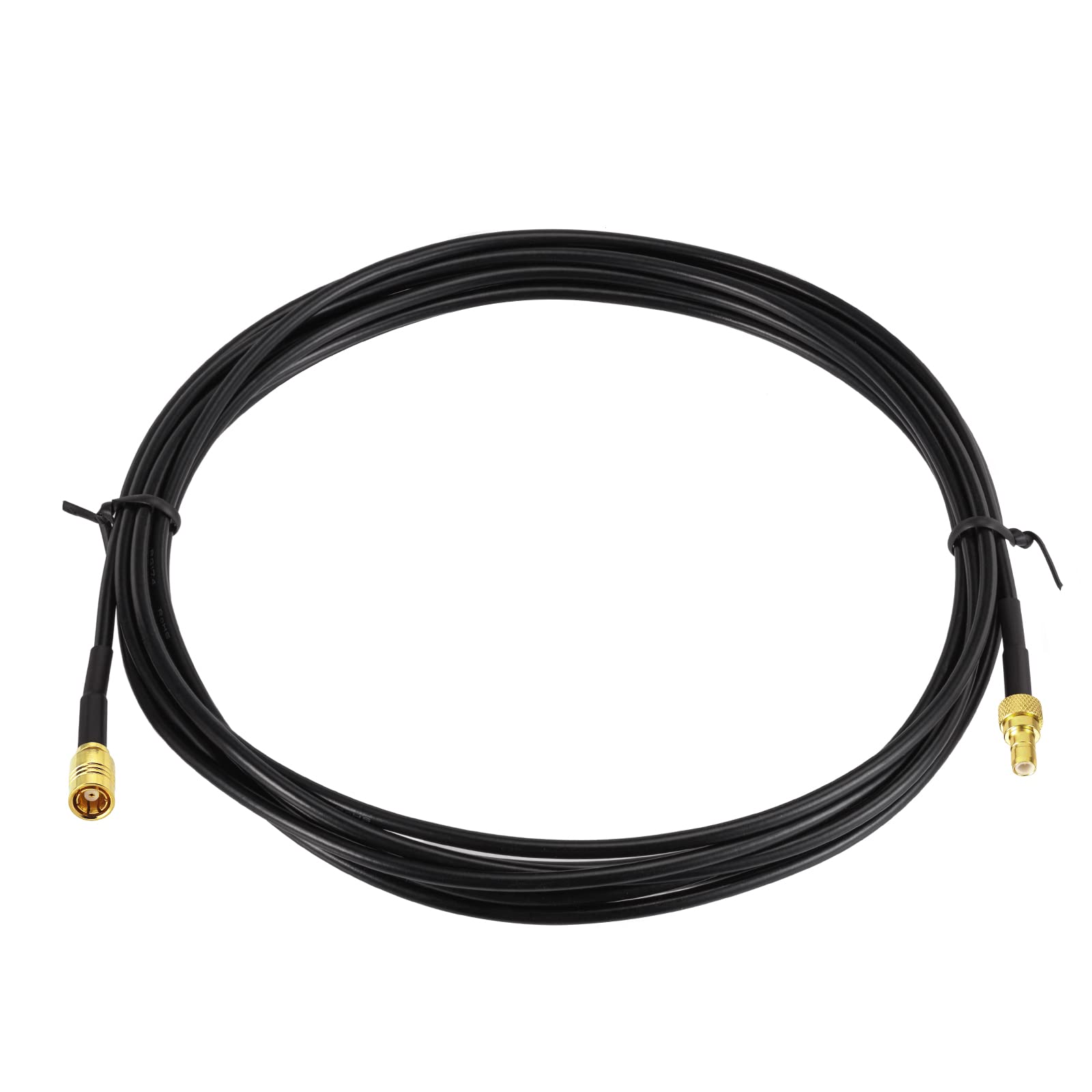 Eightwood 10ft SMB Male to SMB Female RF Coaxial Cable - Compatible with Sirius XM Satellite Radio, Car Stereo Receiver & Vehicle Tuner - Perfect for Extending Antenna Signal in Cars, Trucks & RVs