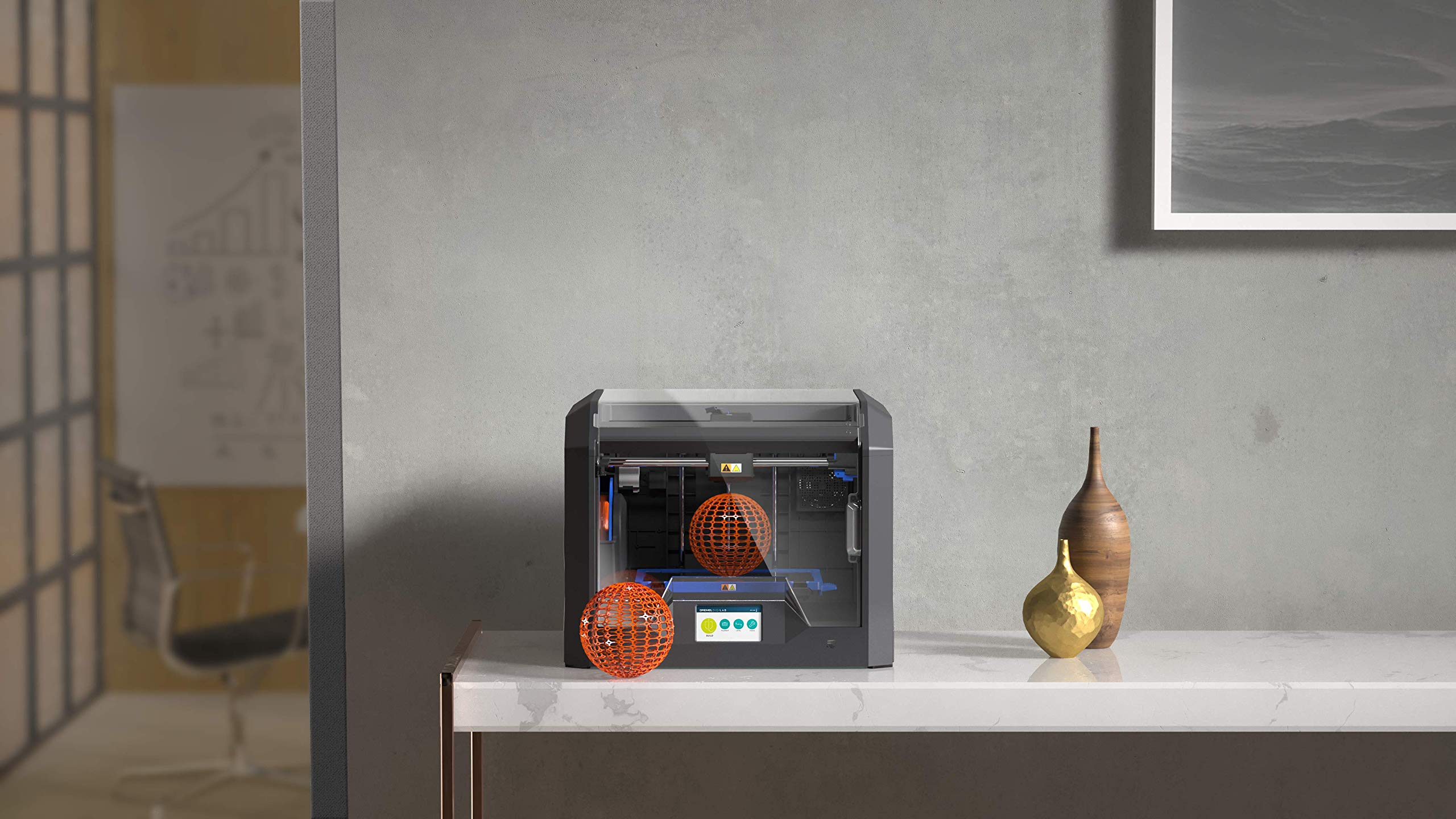 Dremel DigiLab 3D45-EDU 3D Printer Bundle with Heated Build Plate | Auto 9-Point Leveling | 30 Lesson Plans | Includes PLA-BLA-01 Filament (1.75mm, 0.75kg, Black) | Perfect for STEM Education & Classroom 3D Printing Projects