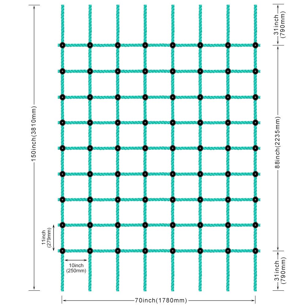 BeneLabel Heavy Duty Climbing Cargo Net - 70