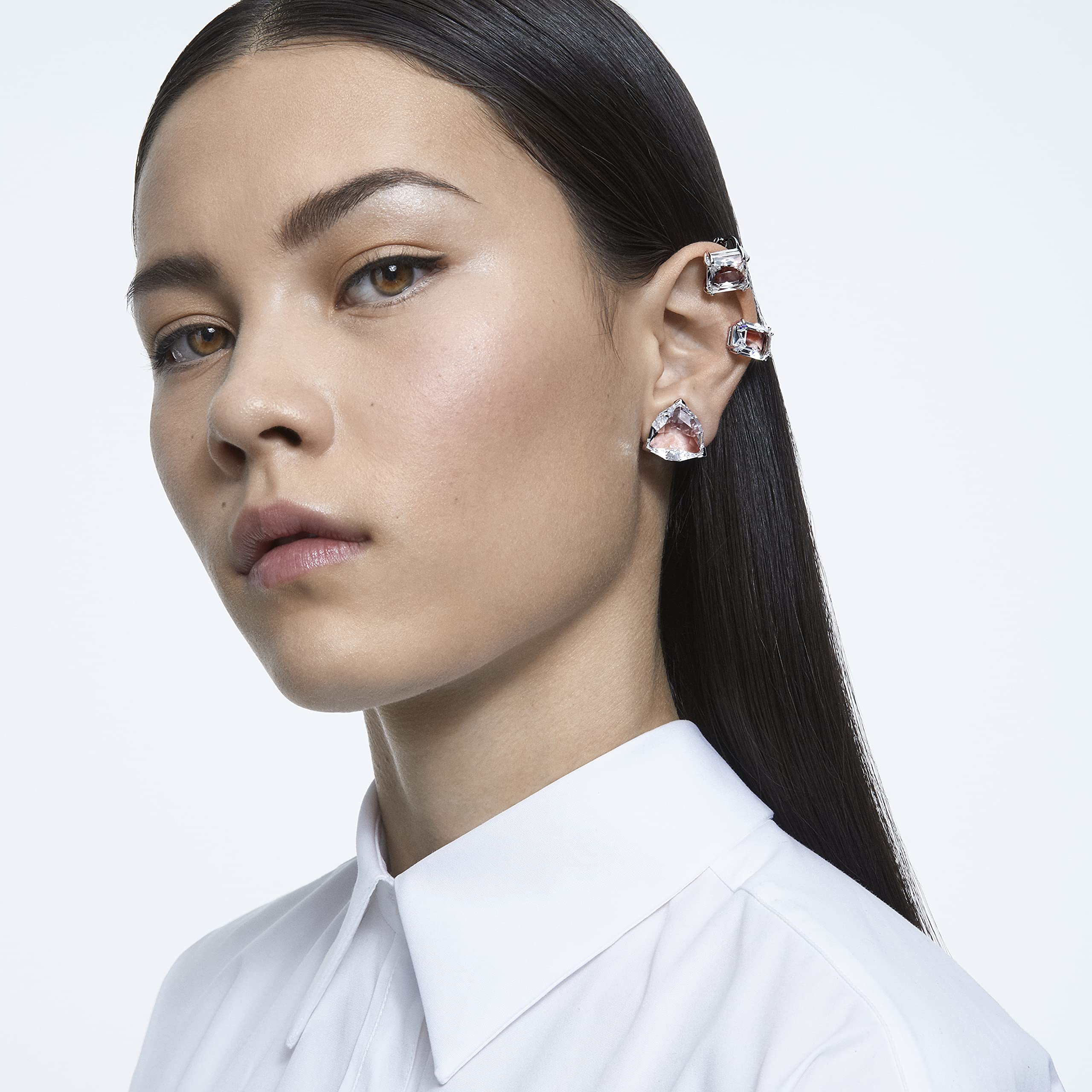 Swarovski Millenia Earrings and Necklace Set - Crystal Jewelry Collection with Clear Crystals & Rhodium Plated Finish | Perfect for Weddings, Parties & Special Occasions
