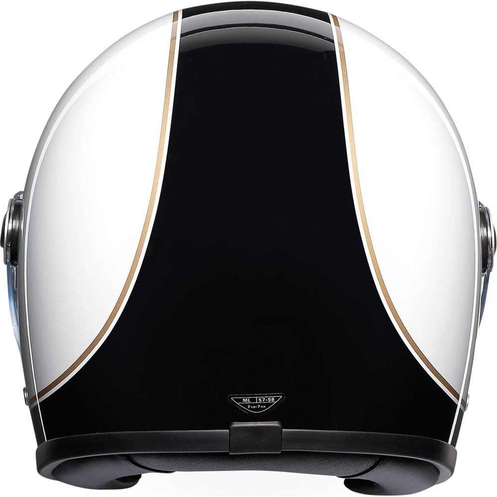 AGV X3000 Full Face Motorcycle Helmet - Super Black & White - DOT & ECE Certified for Street & Racing Use