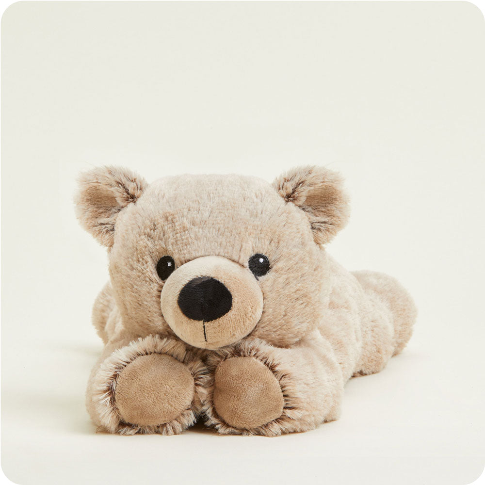 Brown Bear Warmies - Soft Plush Microwaveable Heating Pad for Kids & Adults - Perfect for Relaxation, Stress Relief & Pain Relief - Ideal for Home, Office & Travel Use