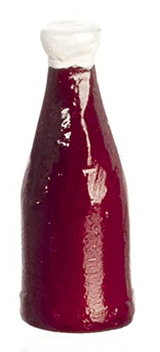 Miniature Ketchup Bottle for Dollhouse - Tiny Condiment Decor