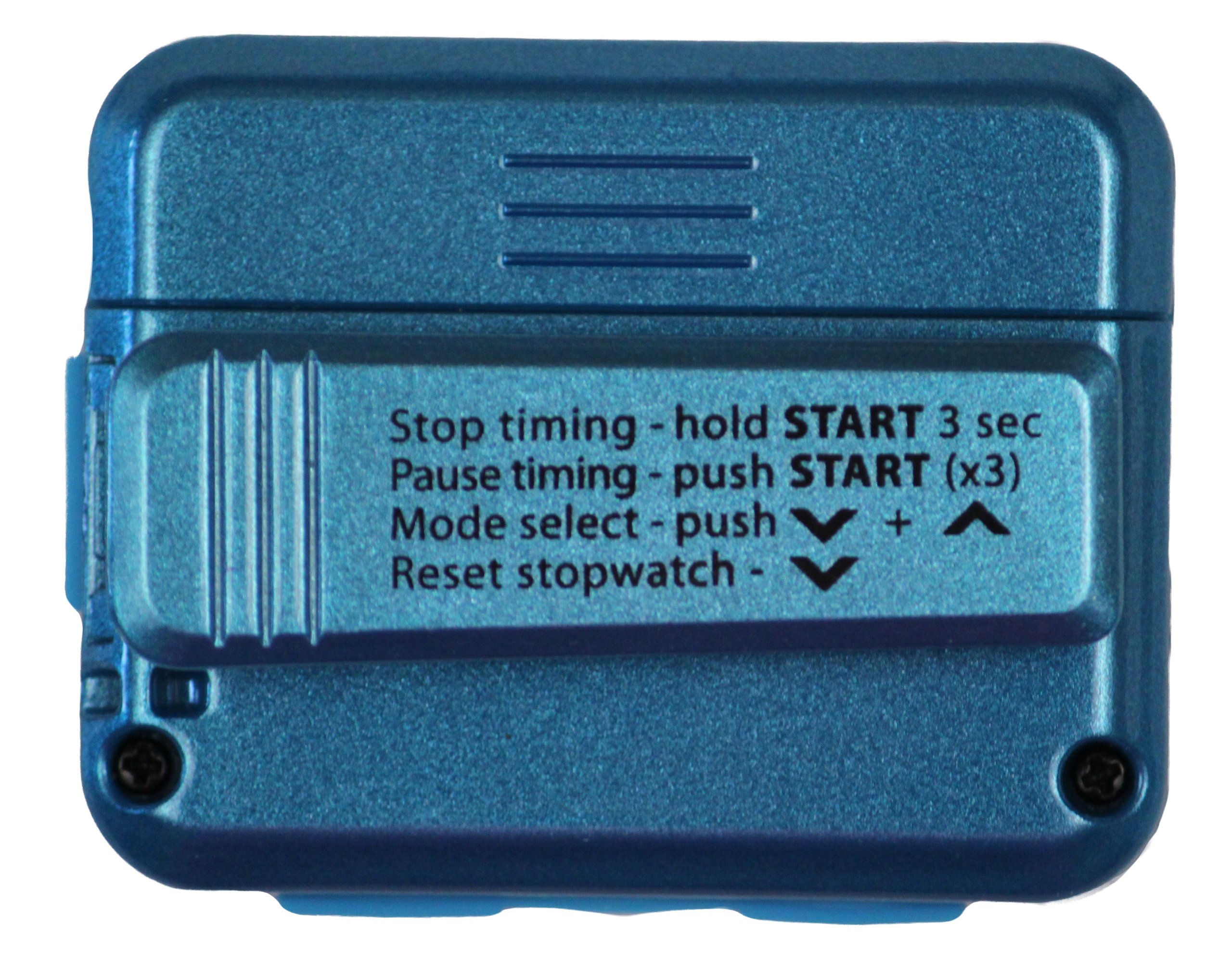 Gymboss Interval Timer and Stopwatch - Teal/Blue Metallic Gloss - Perfect for HIIT, CrossFit, Running & Workout Training