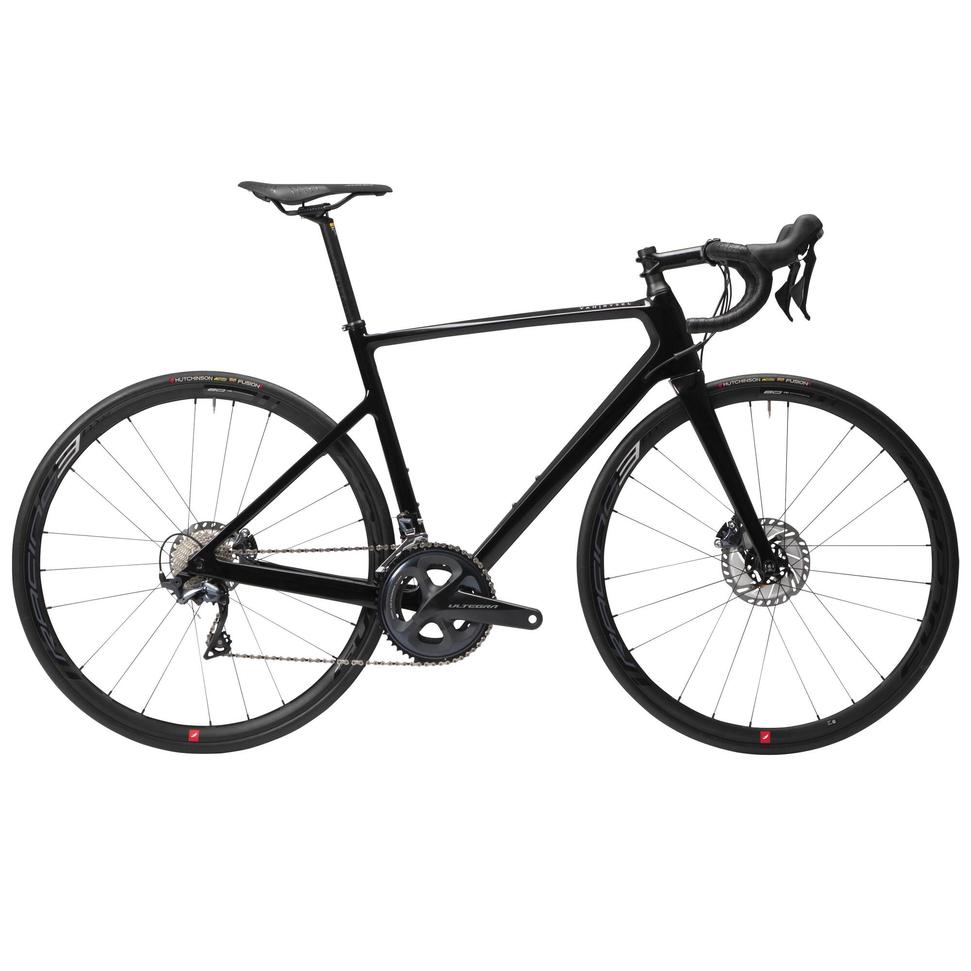 Van Rysel EDR CF Ultegra Disc Road Bike - Lightweight Carbon Fiber Racing Bicycle with Shimano Ultegra Groupset | Perfect for Competitive Cycling, Endurance Rides & Road Racing