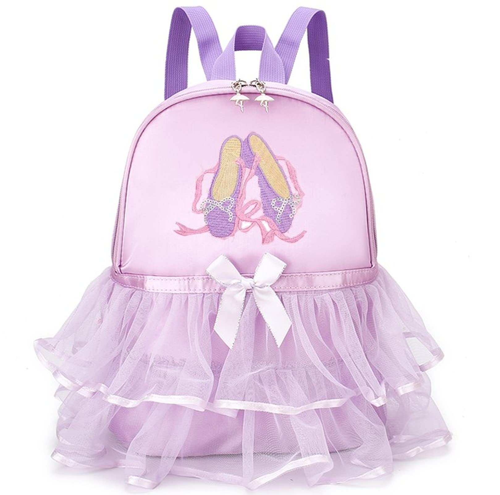 **Yitengteng Princess Ballerina Backpack for Toddler Girls - Cute Nylon Dance Bag for Ballet Class, School & Travel - Perfect Gift for Little Dancers**