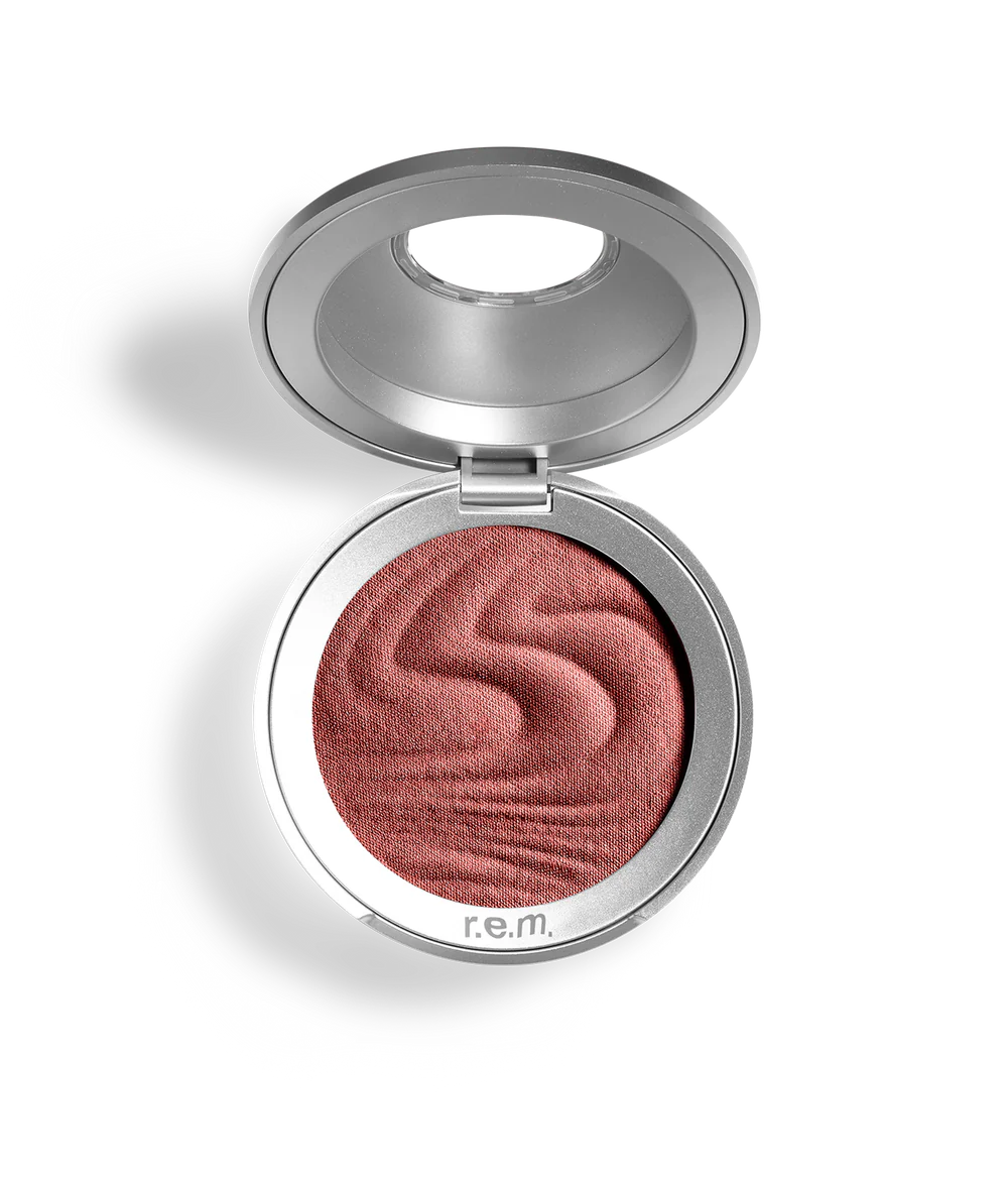 R.E.M. Beauty Satin Matte Blush - Long-Lasting & Buildable Powder Blush for Cheeks | Natural Flush for Day & Night Makeup Looks
