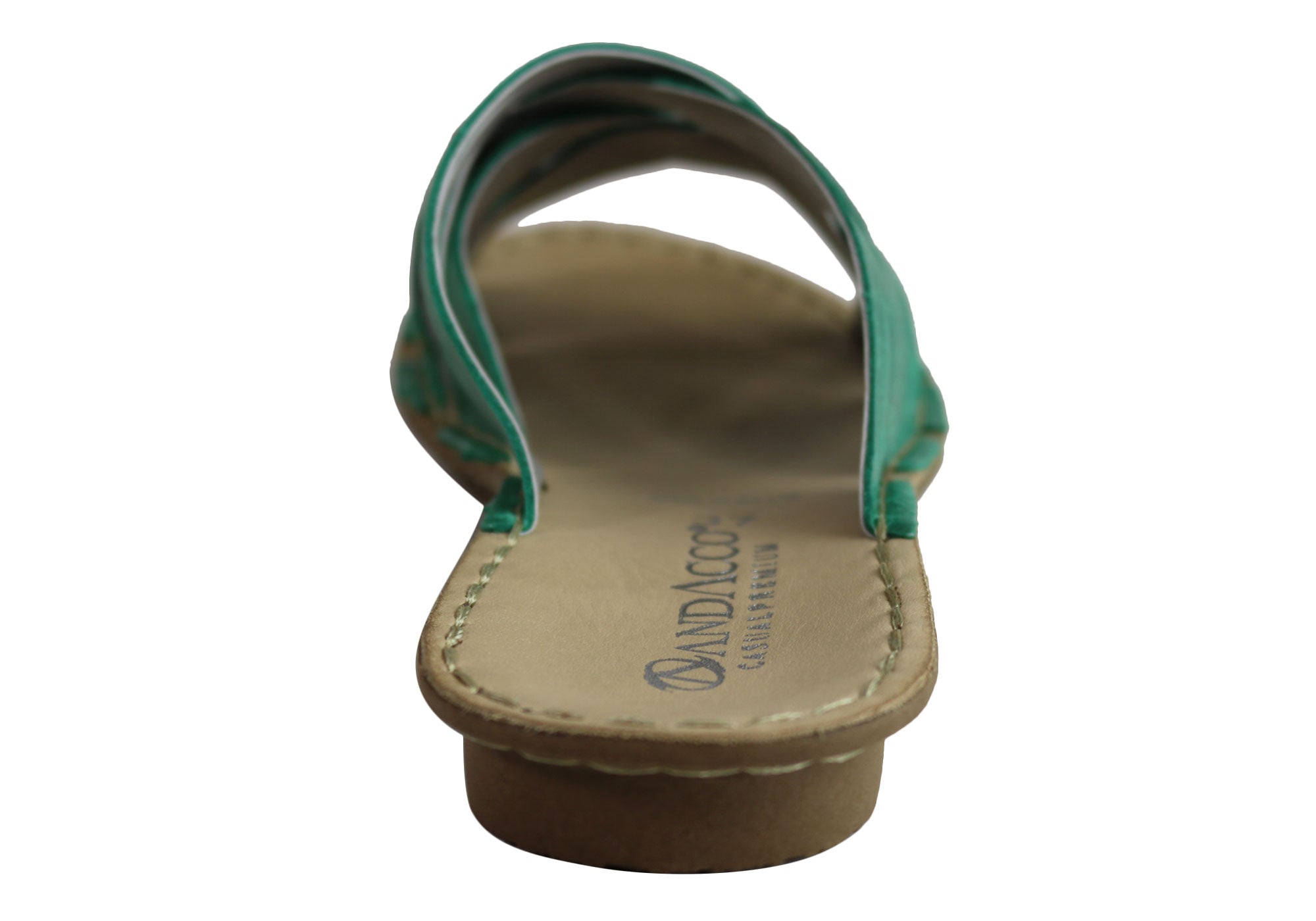 Andacco Memba Women's Comfortable Leather Slide Sandals - Handmade in Brazil - Perfect for Beach, Pool & Summer Vacations