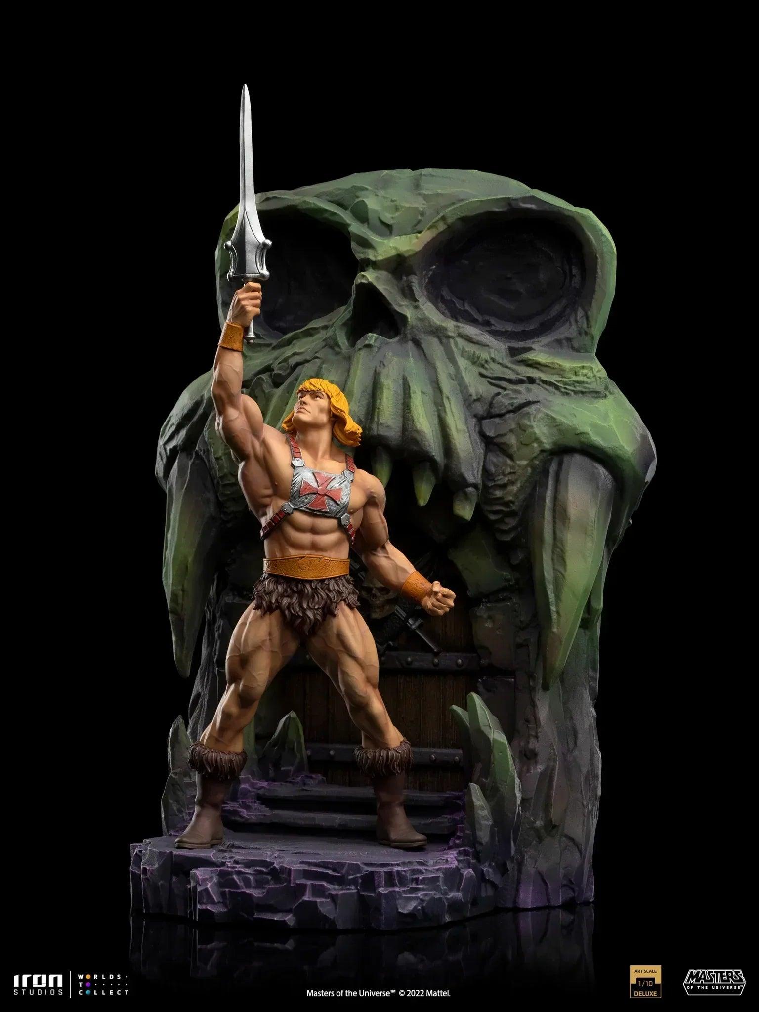 Iron Studios Masters of the Universe He-Man Deluxe BDS Art Scale 1/10 Statue - Collectible Action Figure for Display & Home Decor, Perfect for Fans & Gift Giving