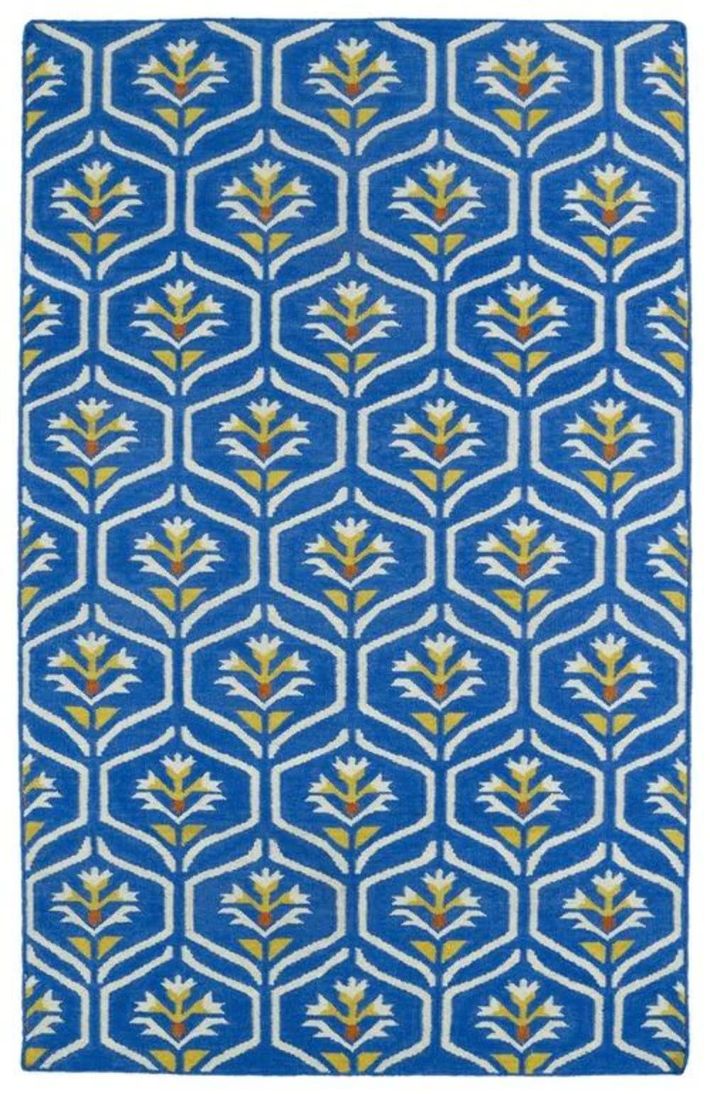 Luxury Blue Glam Runner Rug 2'6