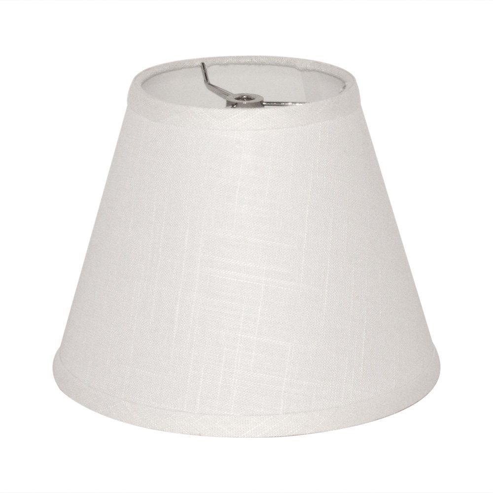 Tootoo Star Barrel White Small Lamp Shade - 6x10x7.5 Inch Fabric Replacement Shade for Table & Floor Lamps - Spider Fitler Model - Perfect for Bedroom, Living Room & Office Lighting Decor