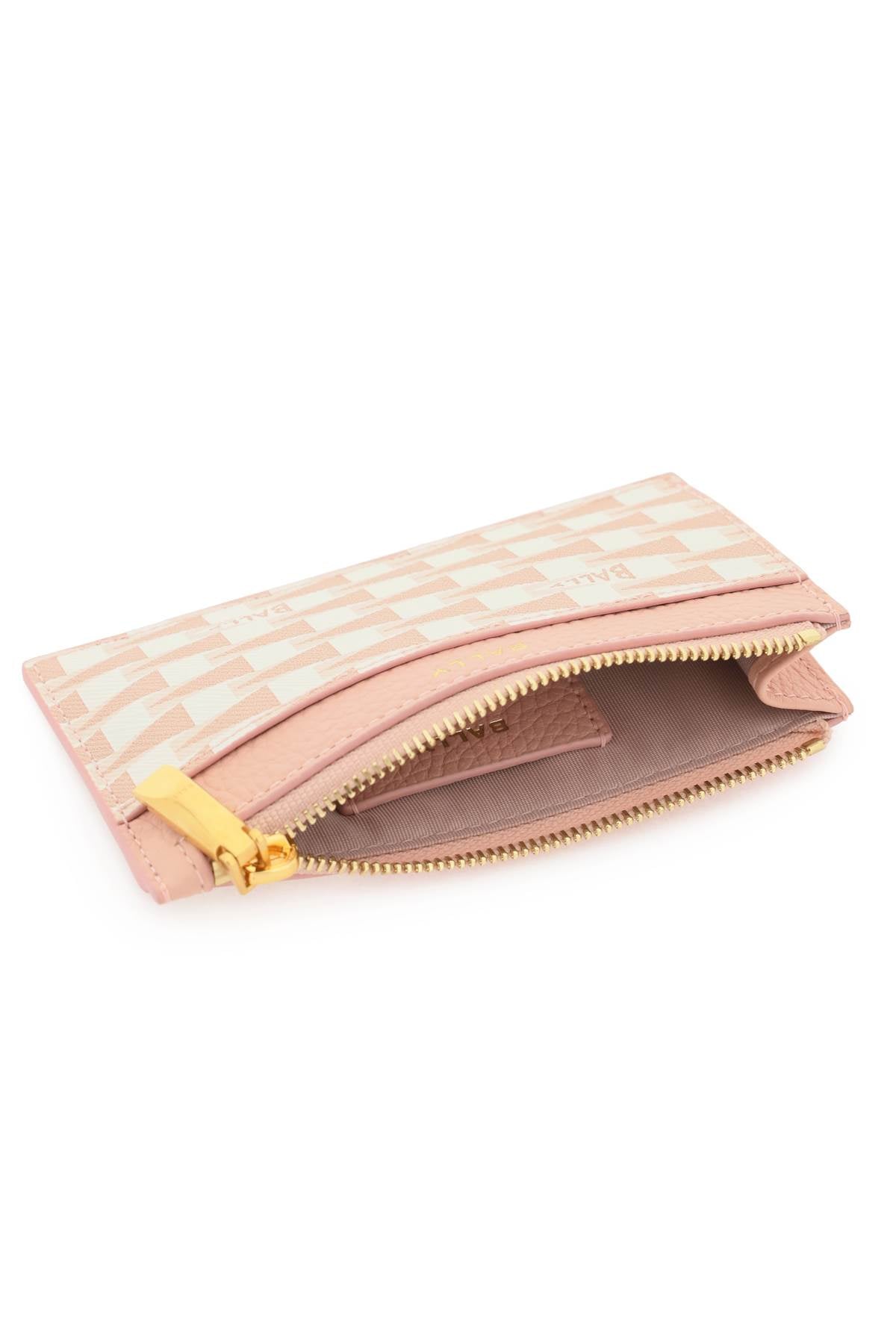 Bally Leather Pennant Card Holder - Slim RFID Blocking Wallet for Credit Cards & ID - Perfect for Travel, Business, and Everyday Use