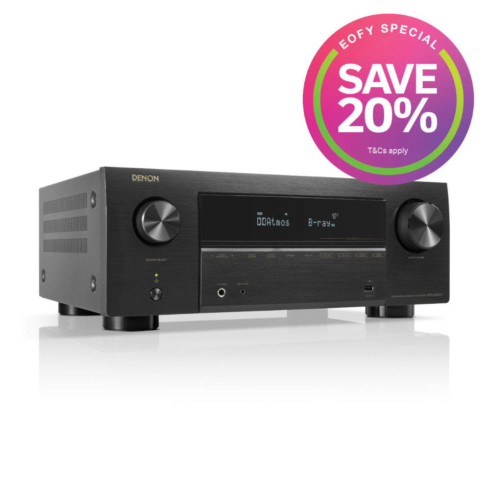 Denon AVR-X2800H 7.2 Channel 8K Ultra HD AV Receiver with Dolby Atmos - Home Theater System for Movies, Gaming & Music Streaming