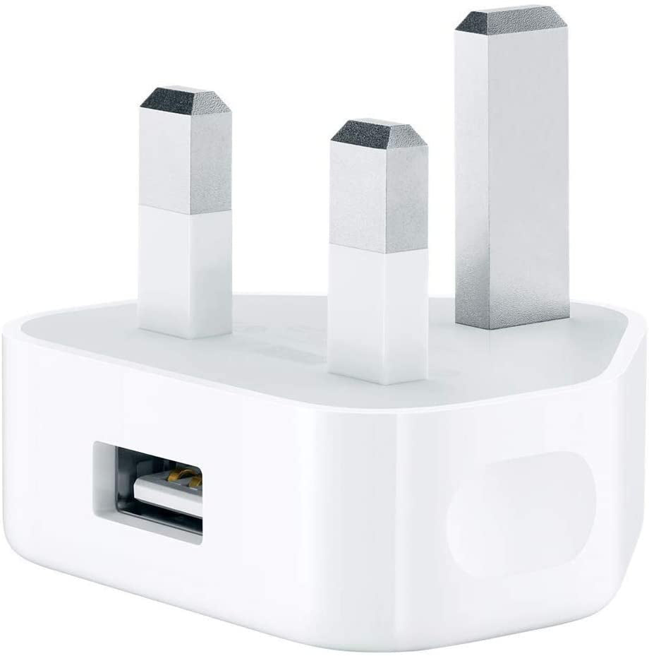 Original Apple USB Charger A1399 with Lightning Cable MD818 - Fast Charging for iPhone, iPad, AirPods - Perfect for Home, Office & Travel
