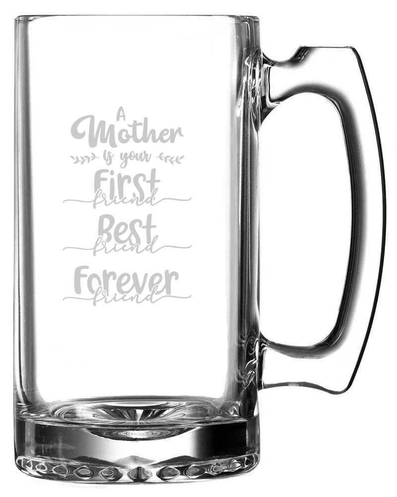 25oz Engraved Beer Mug - Perfect Mother's Day Gift for Mom