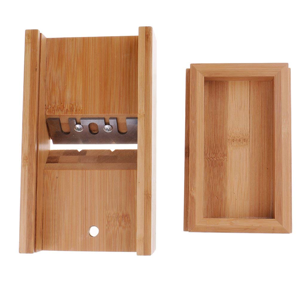 Premium Bamboo Soap Cutter & Beveler Tool - Handmade Soap Making Kit for DIY Candle & Soap Crafting - Perfect for Home Soap Makers & Small Business Owners