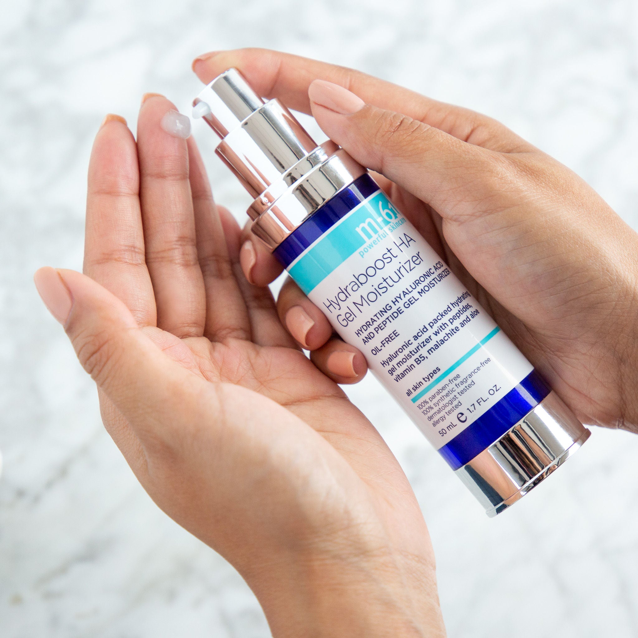 Hydraboost HA Gel Moisturizer - Hyaluronic Acid Face Moisturizer for Dry Skin - Hydrating Gel Cream for Day & Night Use - Perfect for Daily Skincare Routine & Post-Workout Hydration