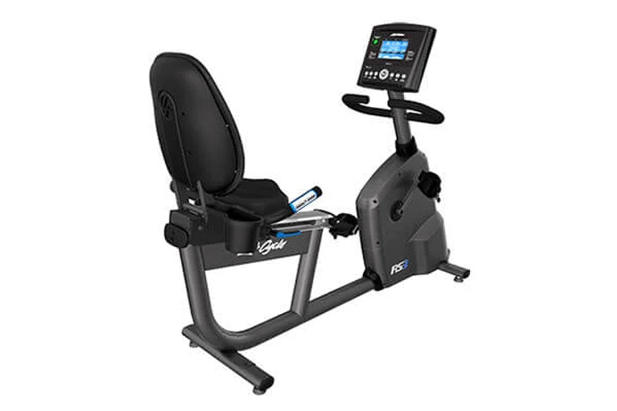 Life Fitness RS3 Recumbent Exercise Bike for Home Gym - Low Impact Cardio Workout Machine for Seniors & Rehabilitation - Perfect for Small Spaces & Physical Therapy