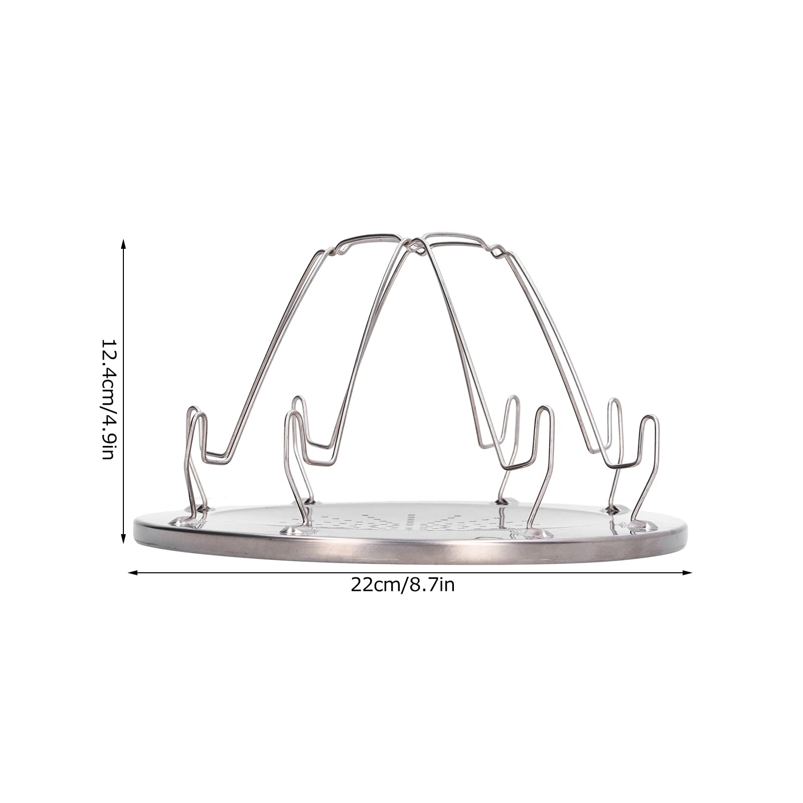 Stainless Steel Portable Toaster Stand for Camping | 4-Slice Toaster Rack Holder | Perfect for Outdoor Hiking, Fishing, BBQ & Picnics | Durable & Lightweight for Travel & Backyard Parties